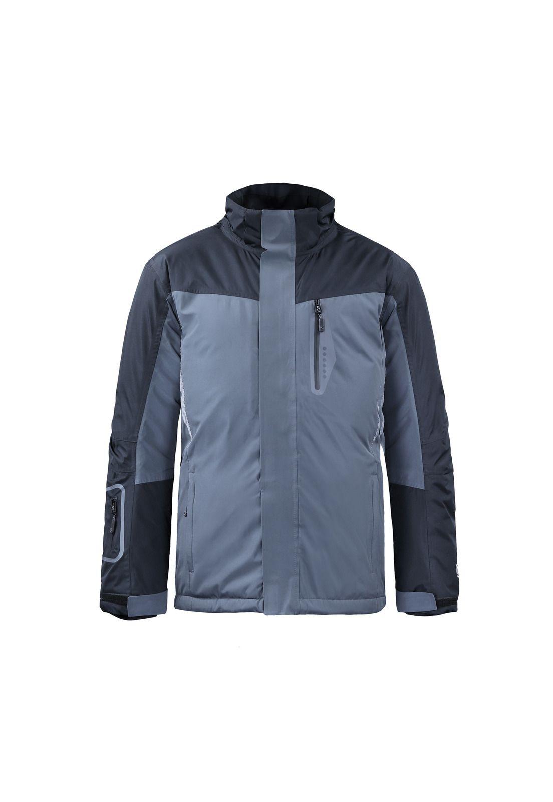 Parka Hombre Impermeable Absolute Zero Gris Z-5000-0