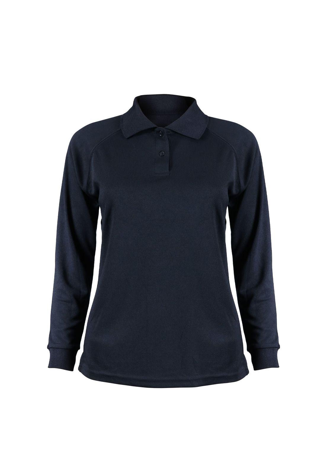 Polera Venture FW1000 Dry Fit Azul Mujer UPF 40-0