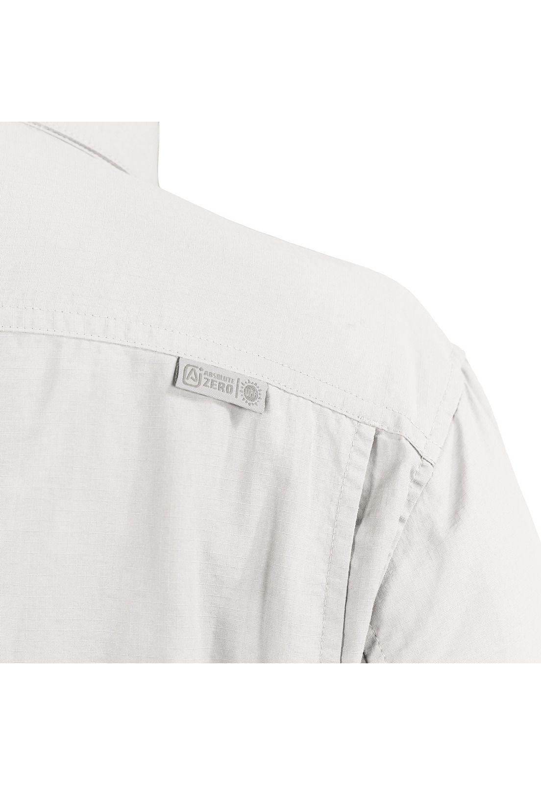 Blusa Outdoor Mujer Lightwind Ripstop Blanco Invierno UV-4
