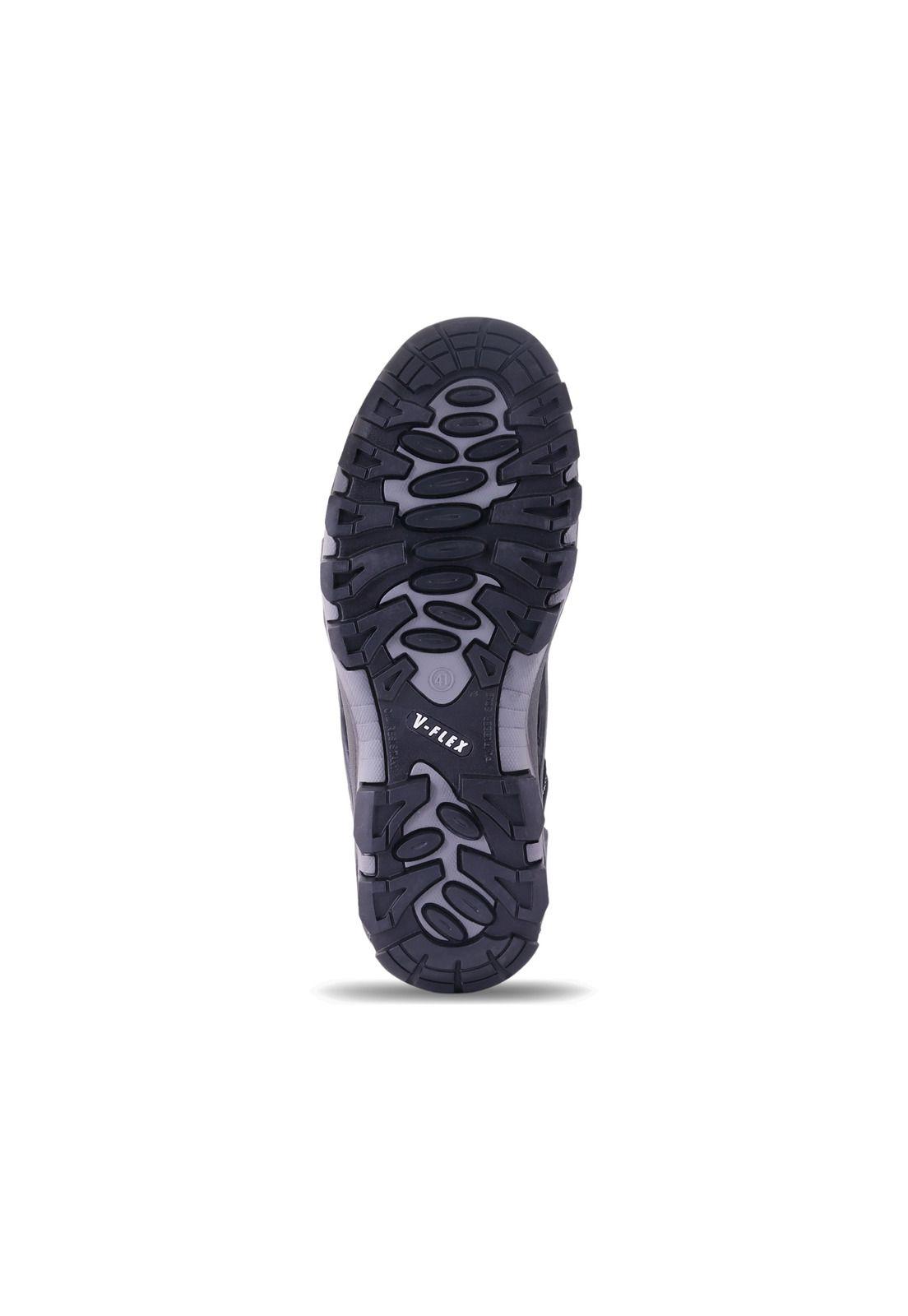 Botín V17 Nobuck Beige/Negro Vflex-7