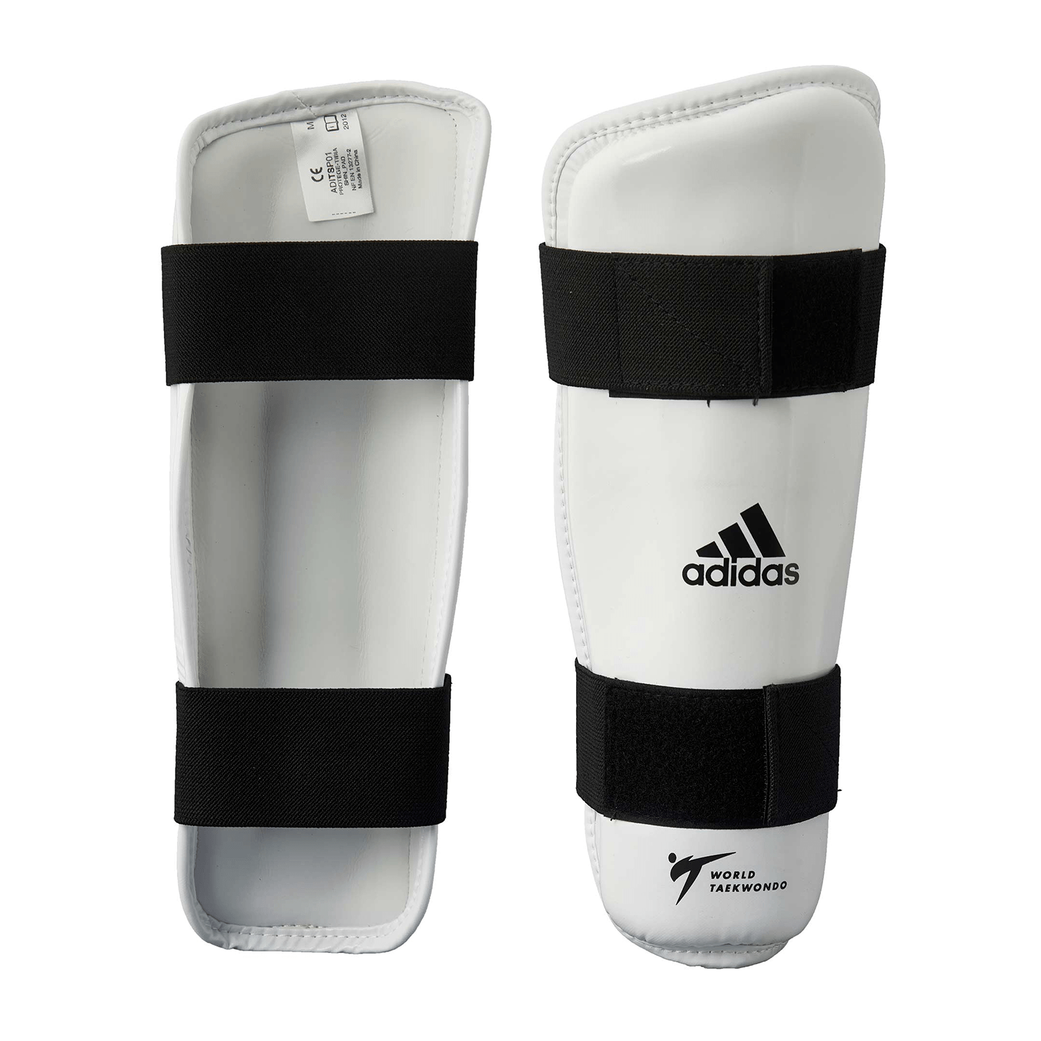 Protector Canilleras para Taekwondo W.t.F Blanco Adidas-0