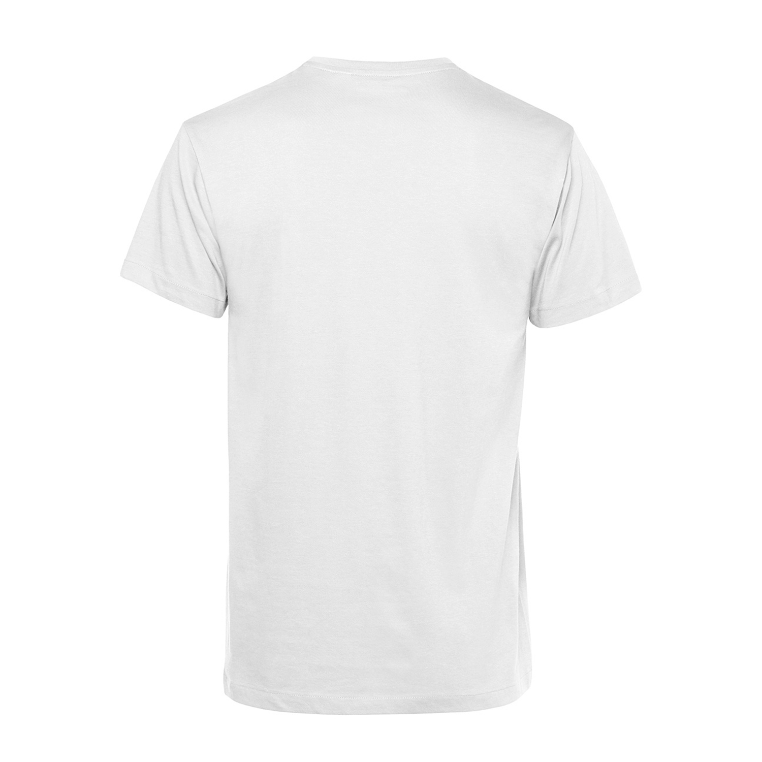 Polera Orgánica 100% Algodón Vegano E150 Blanco Unisex B&C-1
