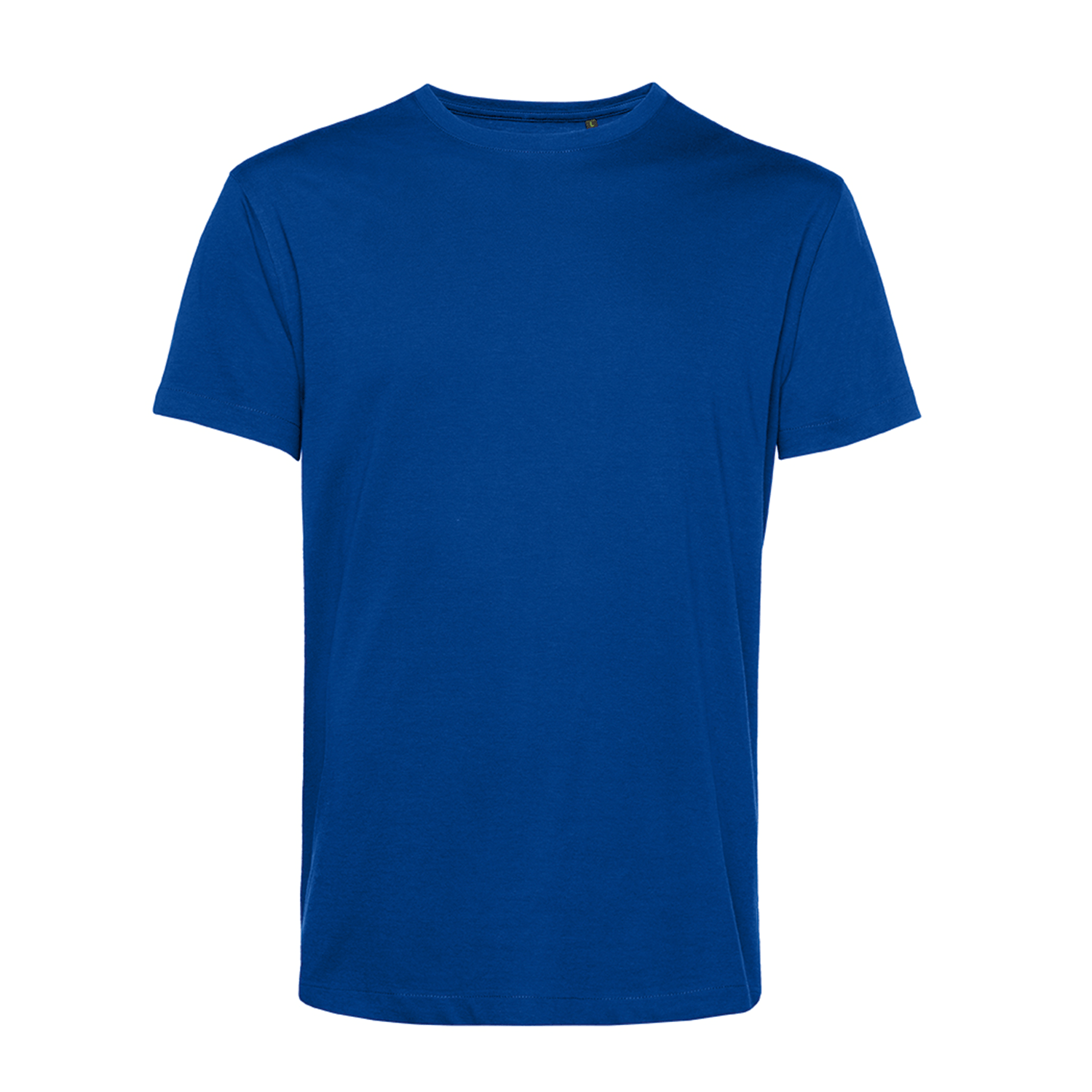 Polera Orgánica 100% Algodón Vegano #E150 Hombre Azul Royal B&C-0