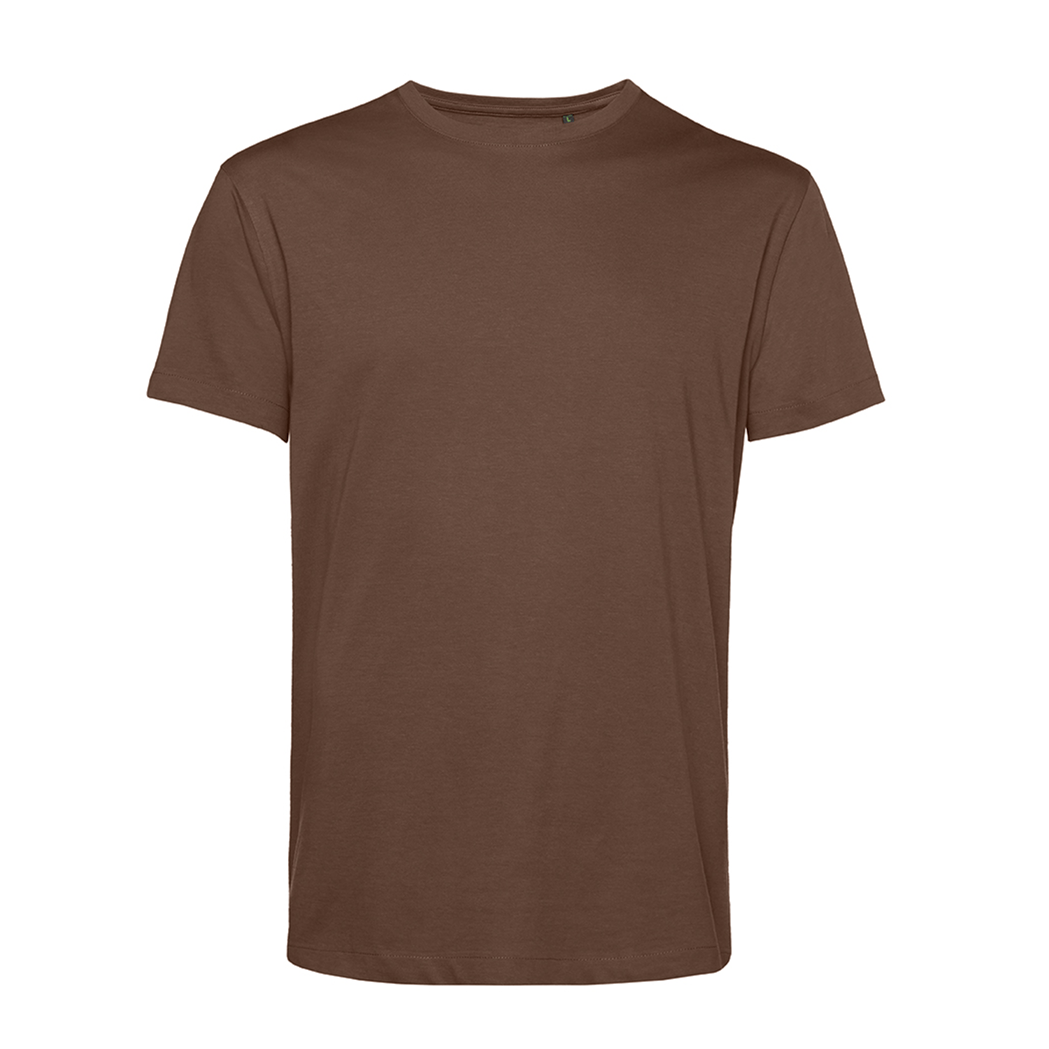Polera Orgánica 100% Algodón Vegano E150 Hombre Marrón B&C-0