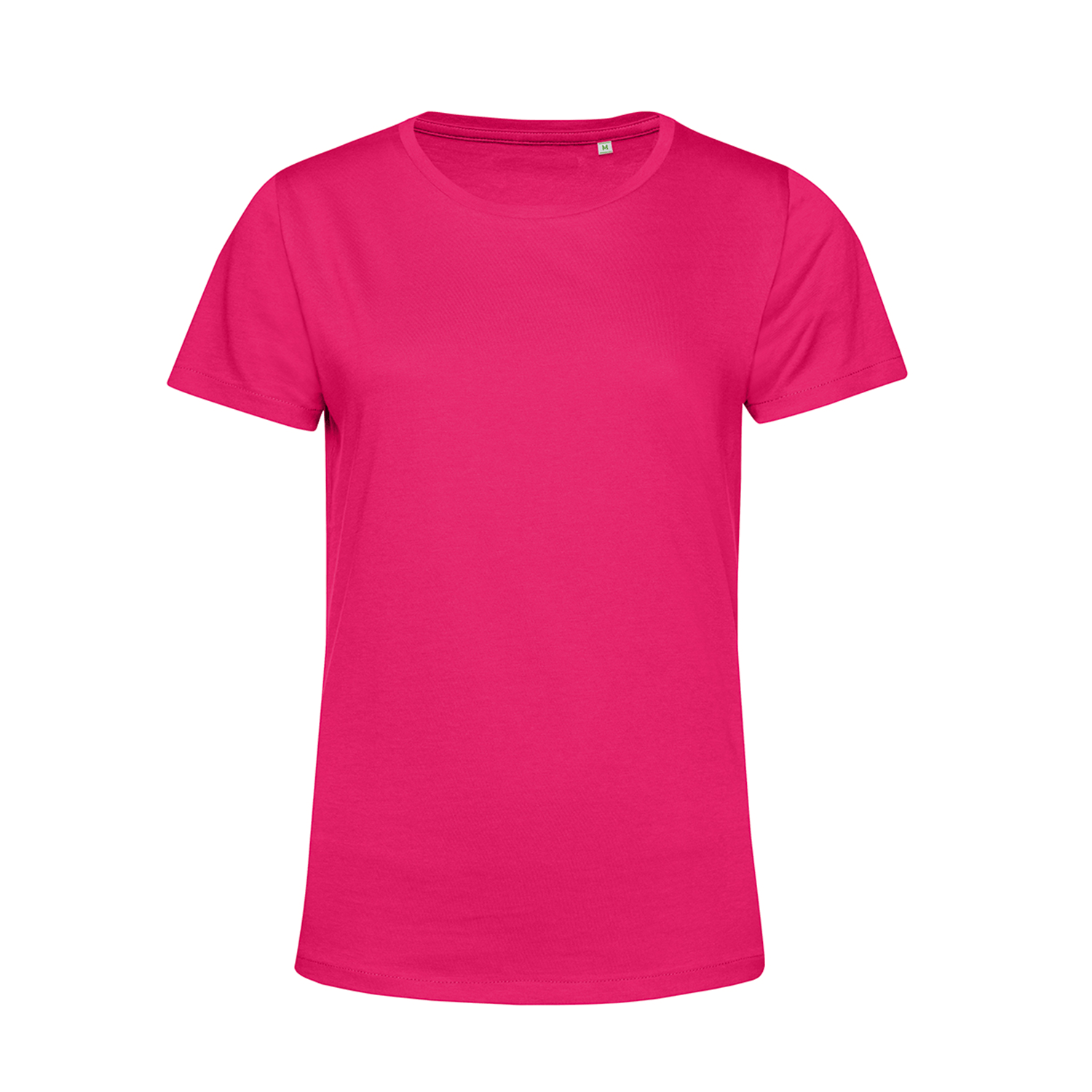 Polera Orgánica 100% Algodón Vegano #E150 Mujer Fucsia B&C-0