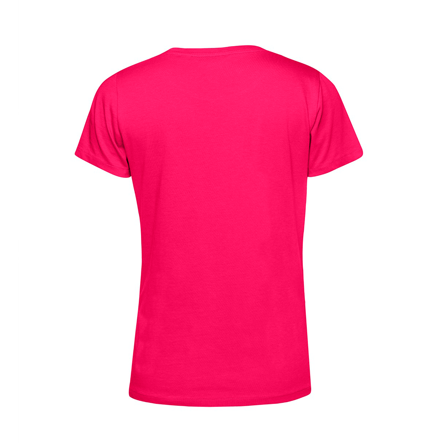 Polera Orgánica 100% Algodón Vegano #E150 Mujer Fucsia B&C-1