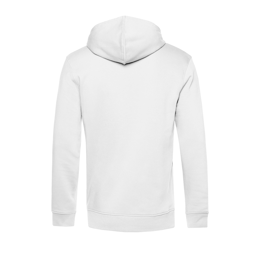 Polerón Hooded Premium 100% Algodón Orgánico Blanco B&C-1