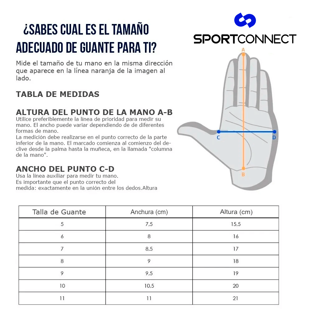 Guantes Arquero Champion 8 Junior Poker Naranja-3