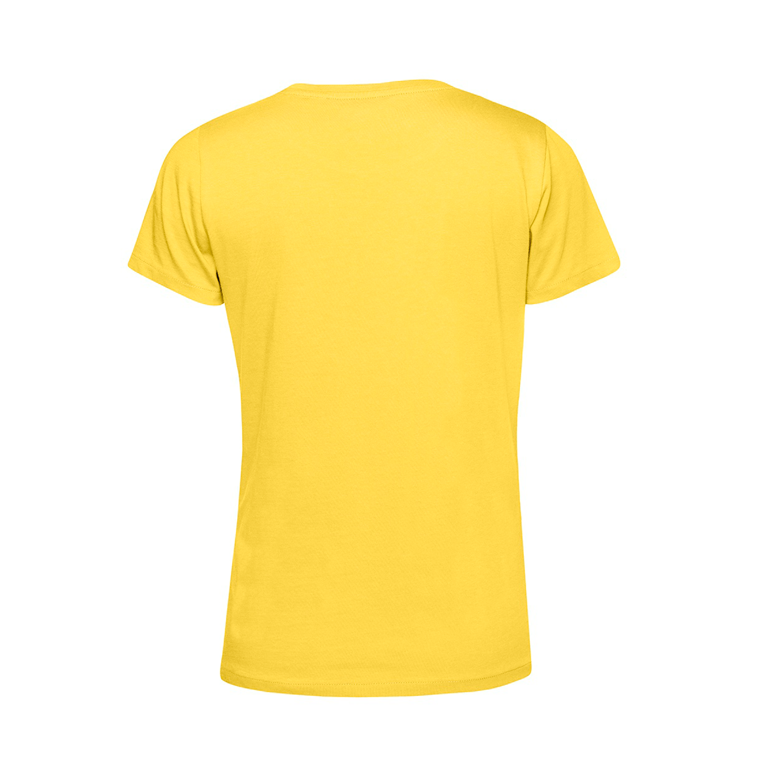 Polera Orgánica 100% Algodón Vegano #E150 Mujer Amarillo B&C-1