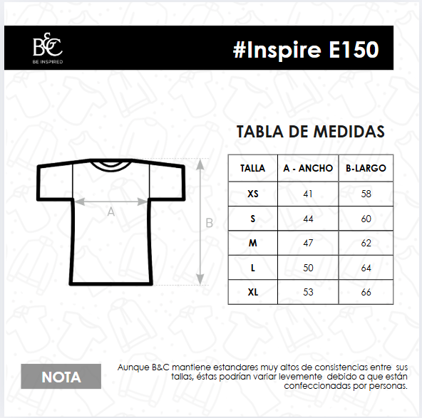 Polera Orgánica 100% Algodón Vegano #E150 Mujer Amarillo B&C-5