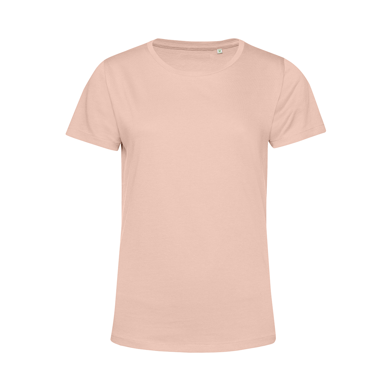 Polera Orgánica 100% Algodón Vegano #E150 Mujer Rosada B&C-0