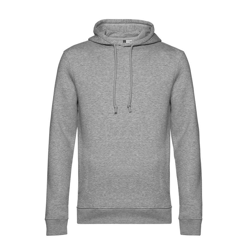Polerón Hooded Premium 100% Algodón Orgánico Gris B&C-0