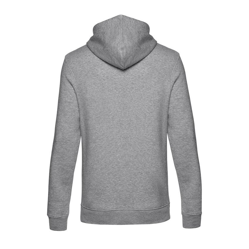 Polerón Hooded Premium 100% Algodón Orgánico Gris B&C-1