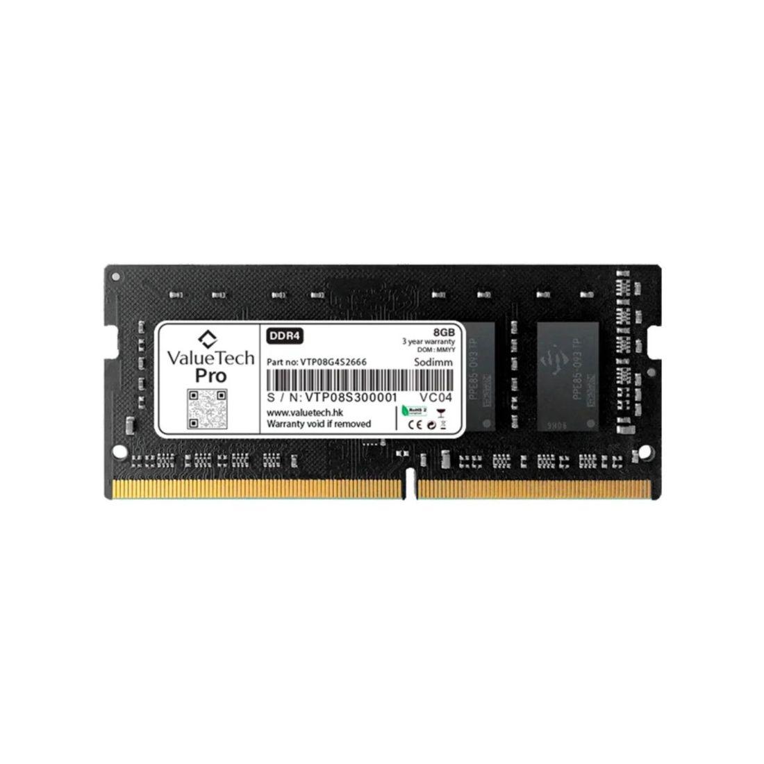 Memoria RAM Value Tech DDR4 8GB PC4-21300 2666-0