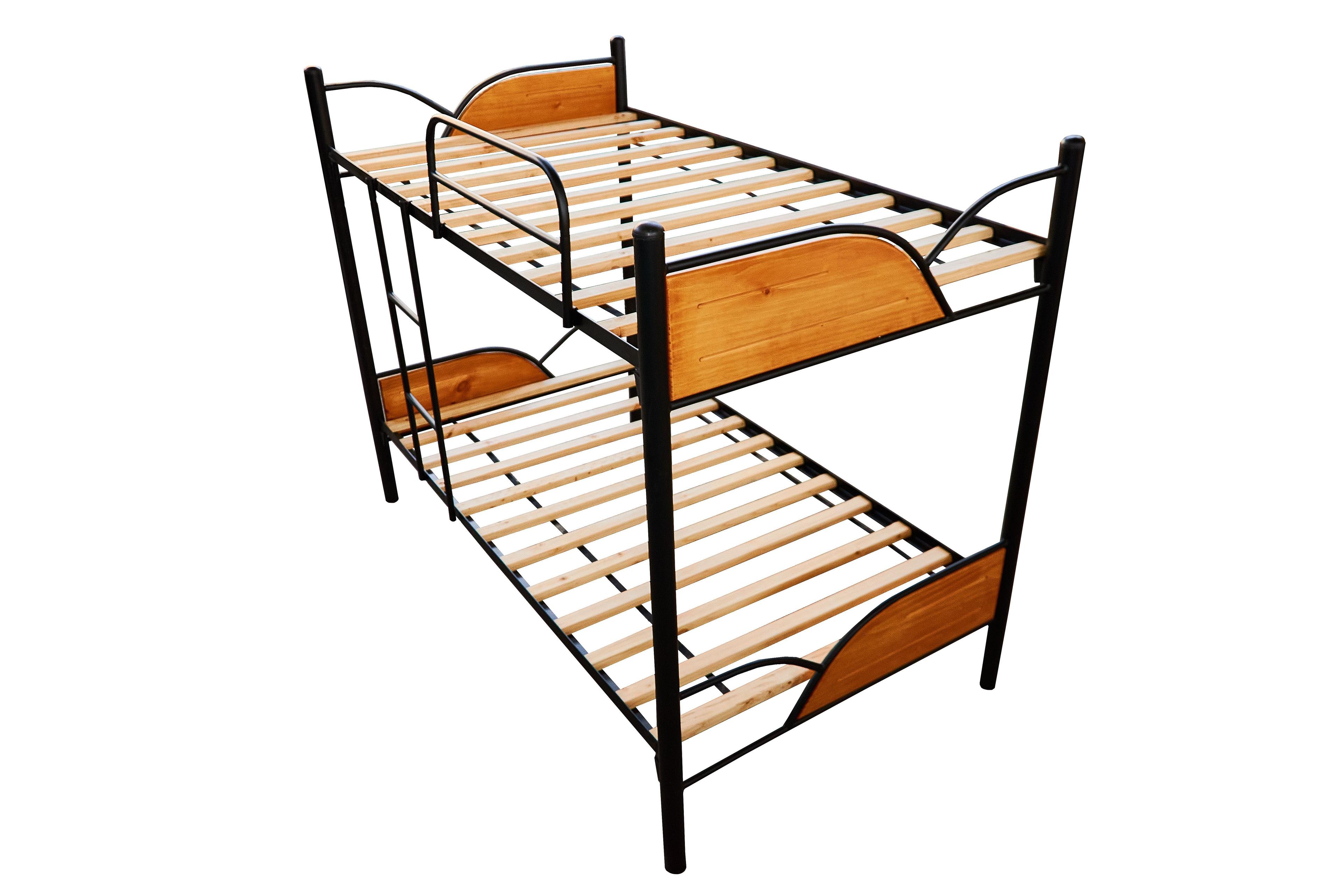 Camarote Fijo Metal - Madera "Taucu" 1.5 Plaza-1