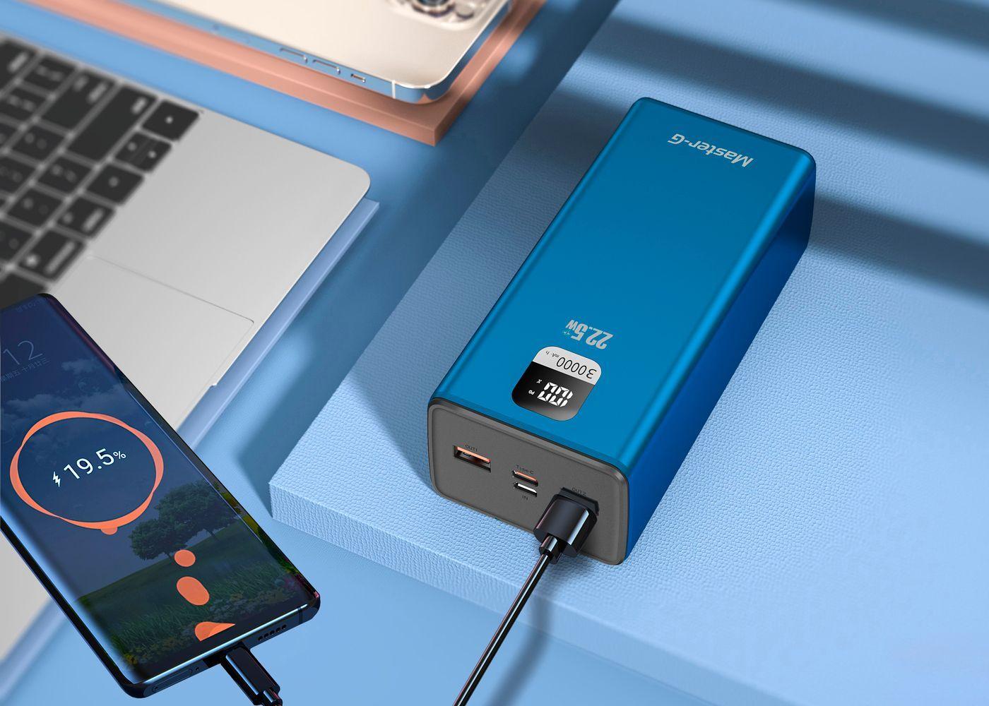 Batería Externa Power Bank 30000Mah 22.5W UCP30LPD-2