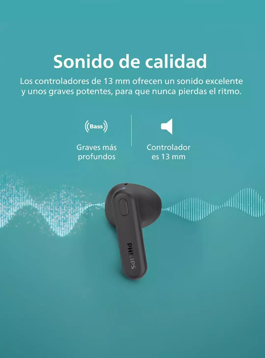 Audifonos Bluetooth True Wireless TAT1138 Negro-2