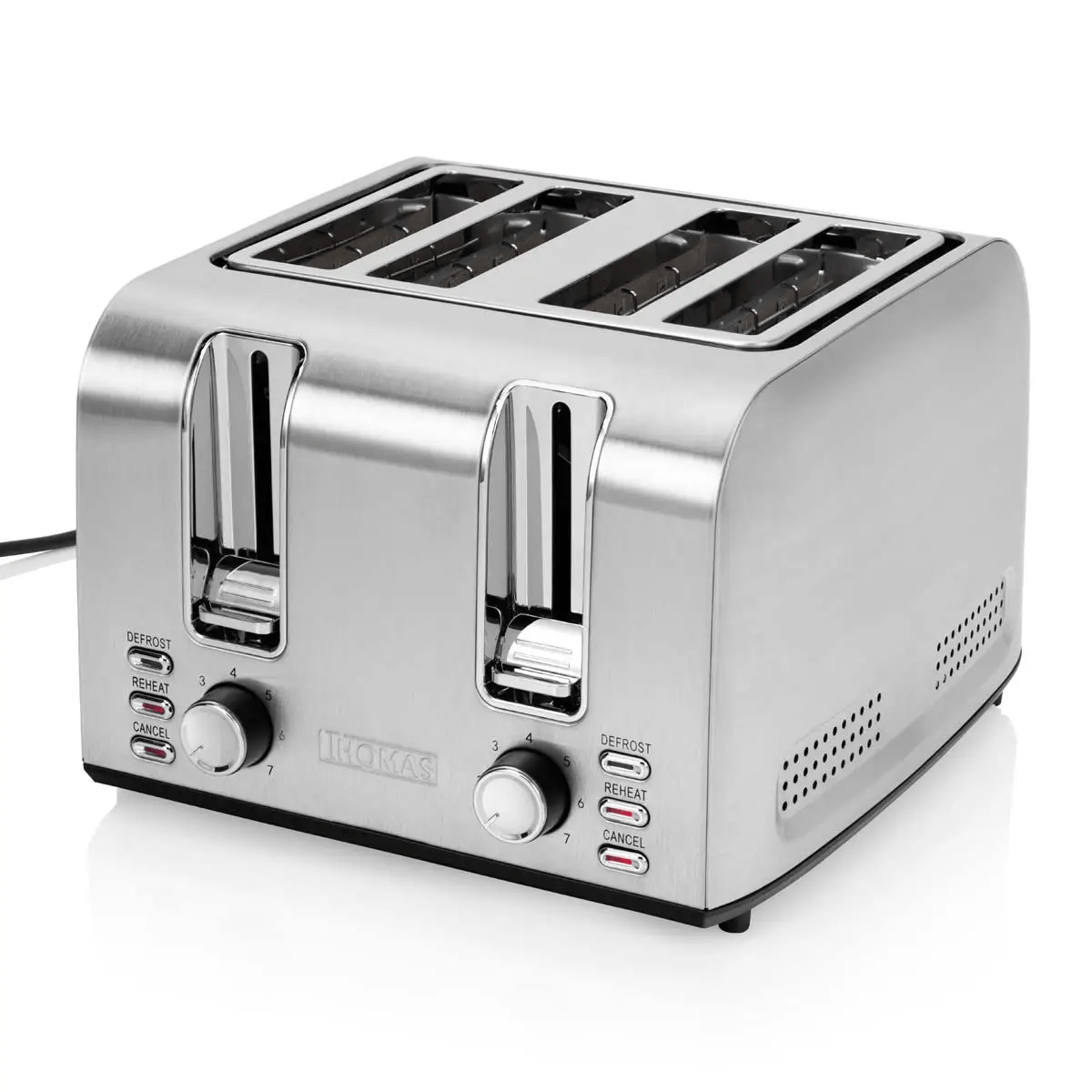 Tostador Thomas TH 133i 4 Rebanadas Acero Inox 1500W-2