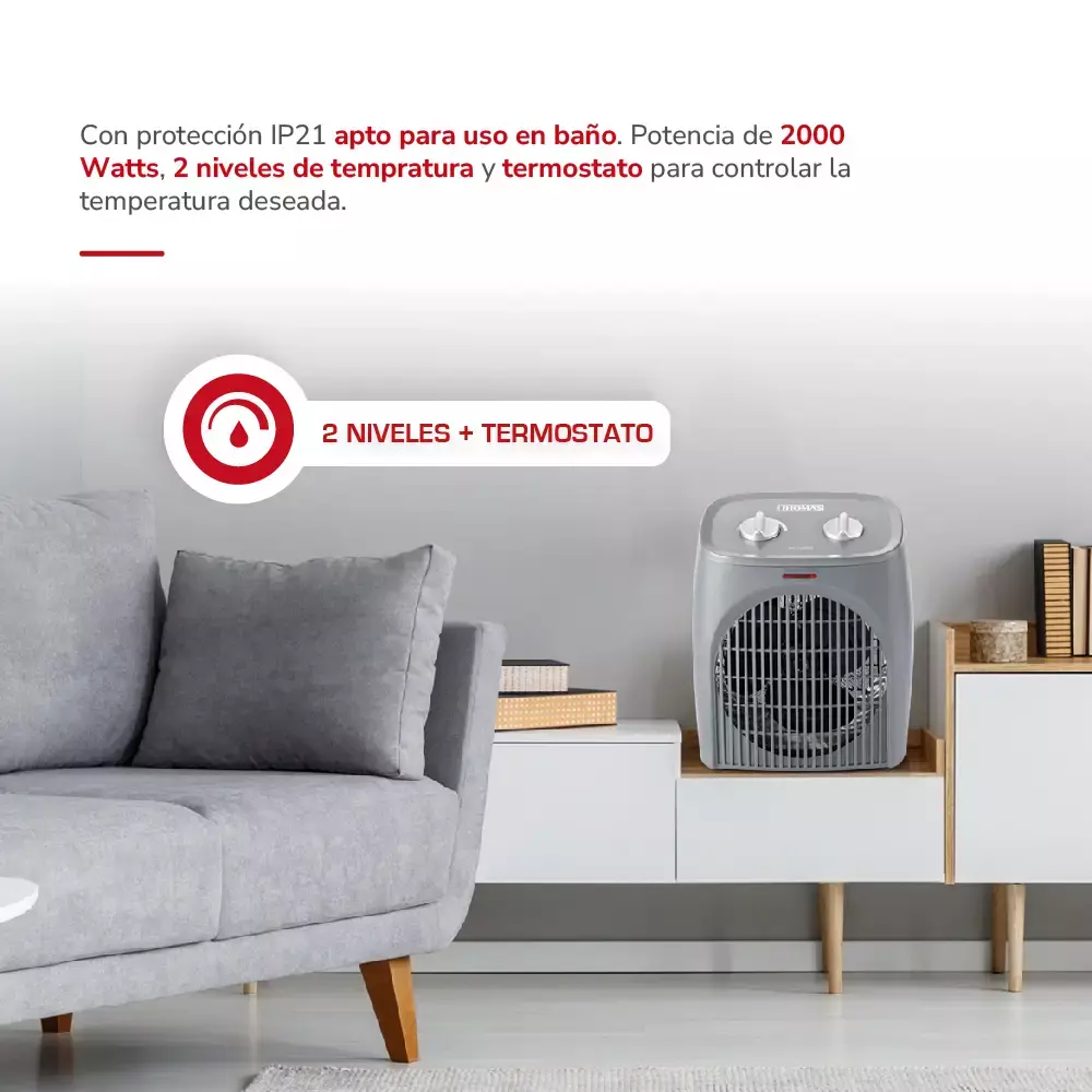 Termoventilador Thomas TH FH28-2