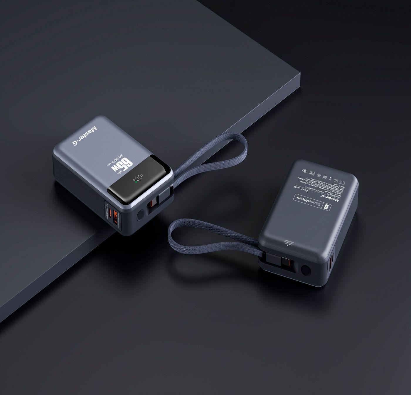 Bateria Externa Power Bank 20000 Mah 65W Master G-2