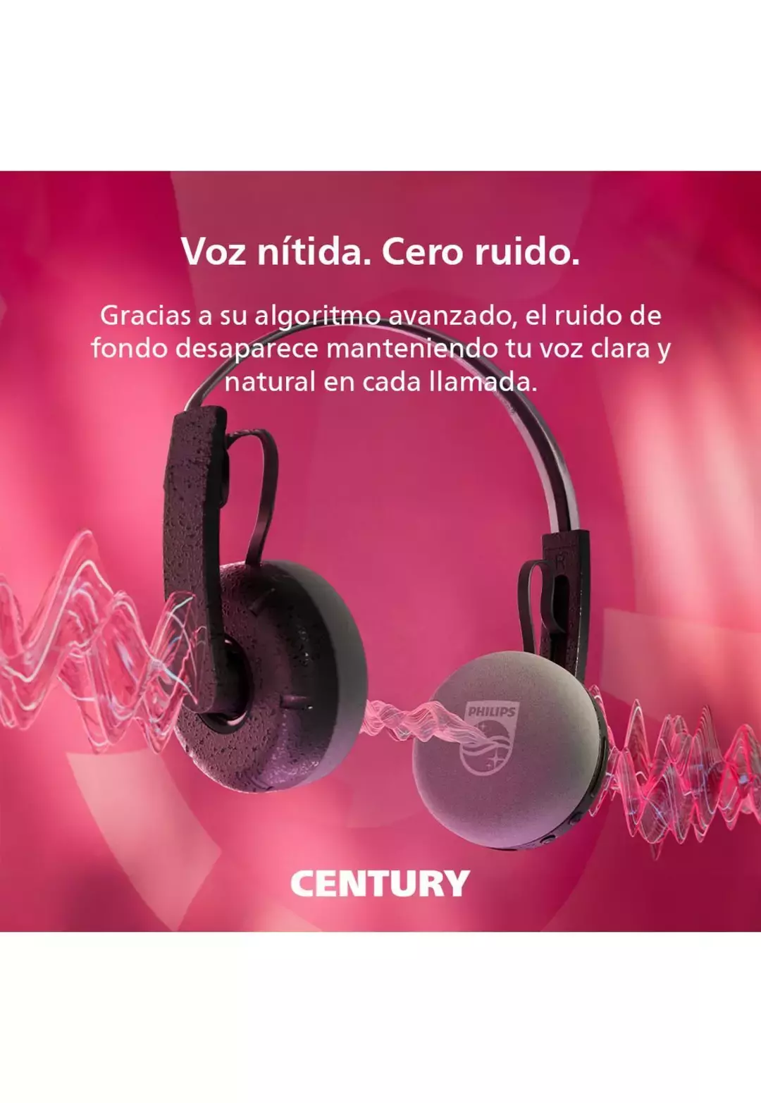Audifonos Bluetooth Philips Ringo TAH2000BK-3