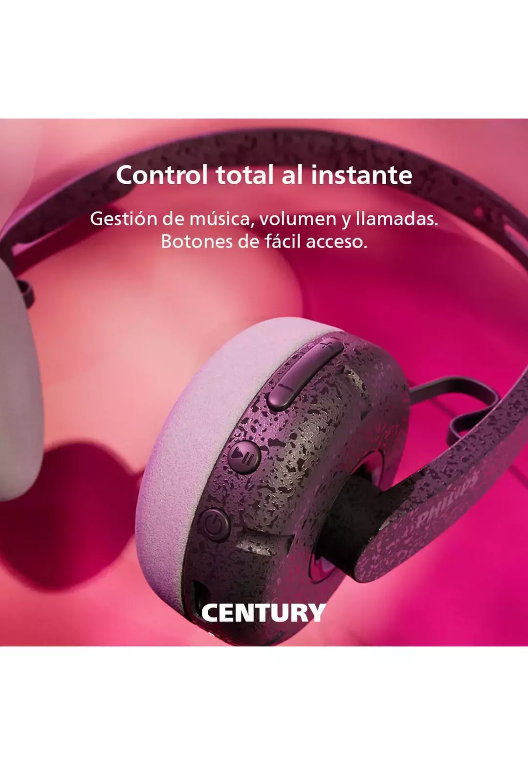 Audifonos Bluetooth Philips Ringo TAH2000BK-5