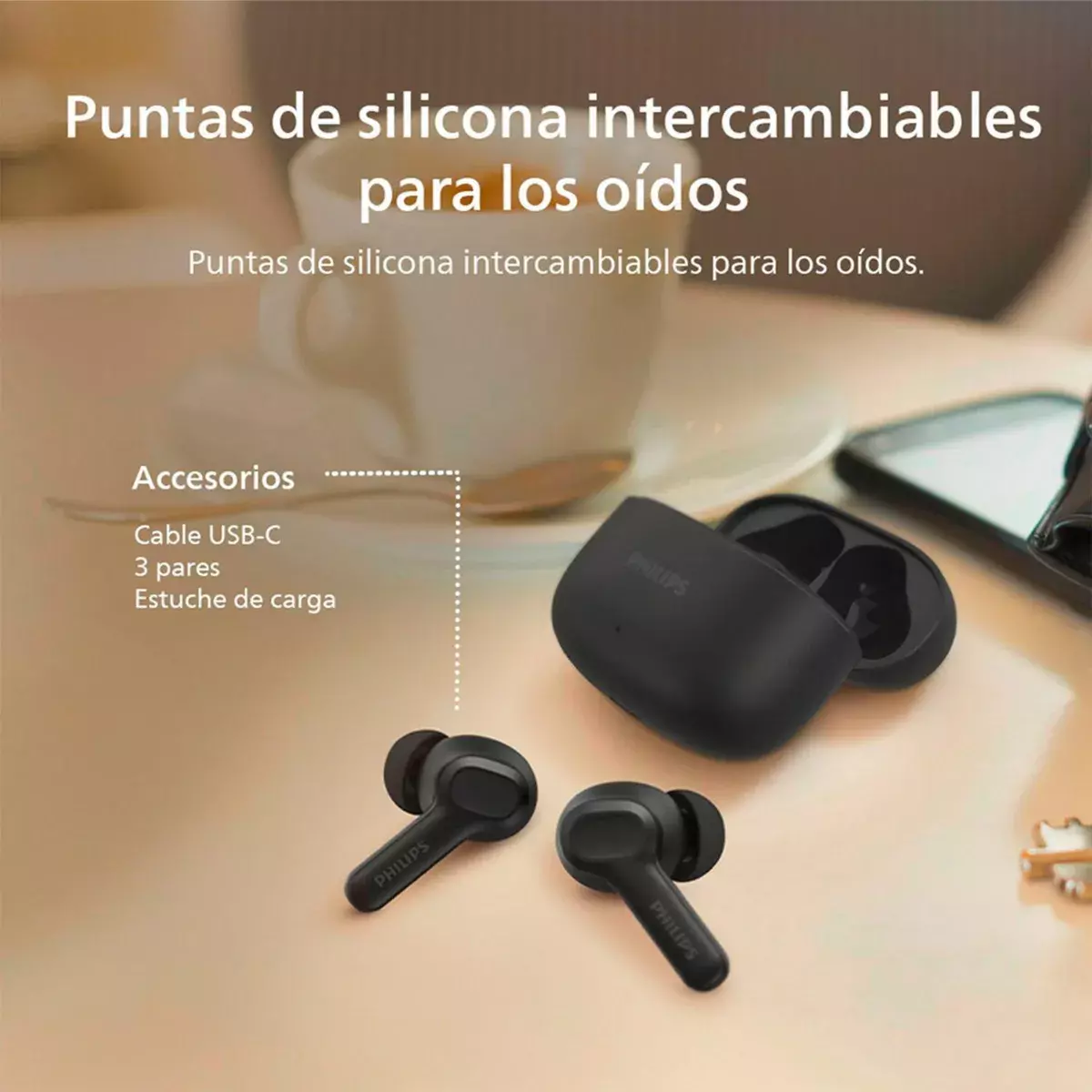 Audifonos Bluetooth Philips TAT1109 TWS-9