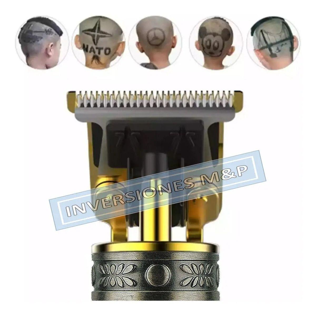 Rasuradora Afeitadora Corta Pelo Profesional Recargable-2