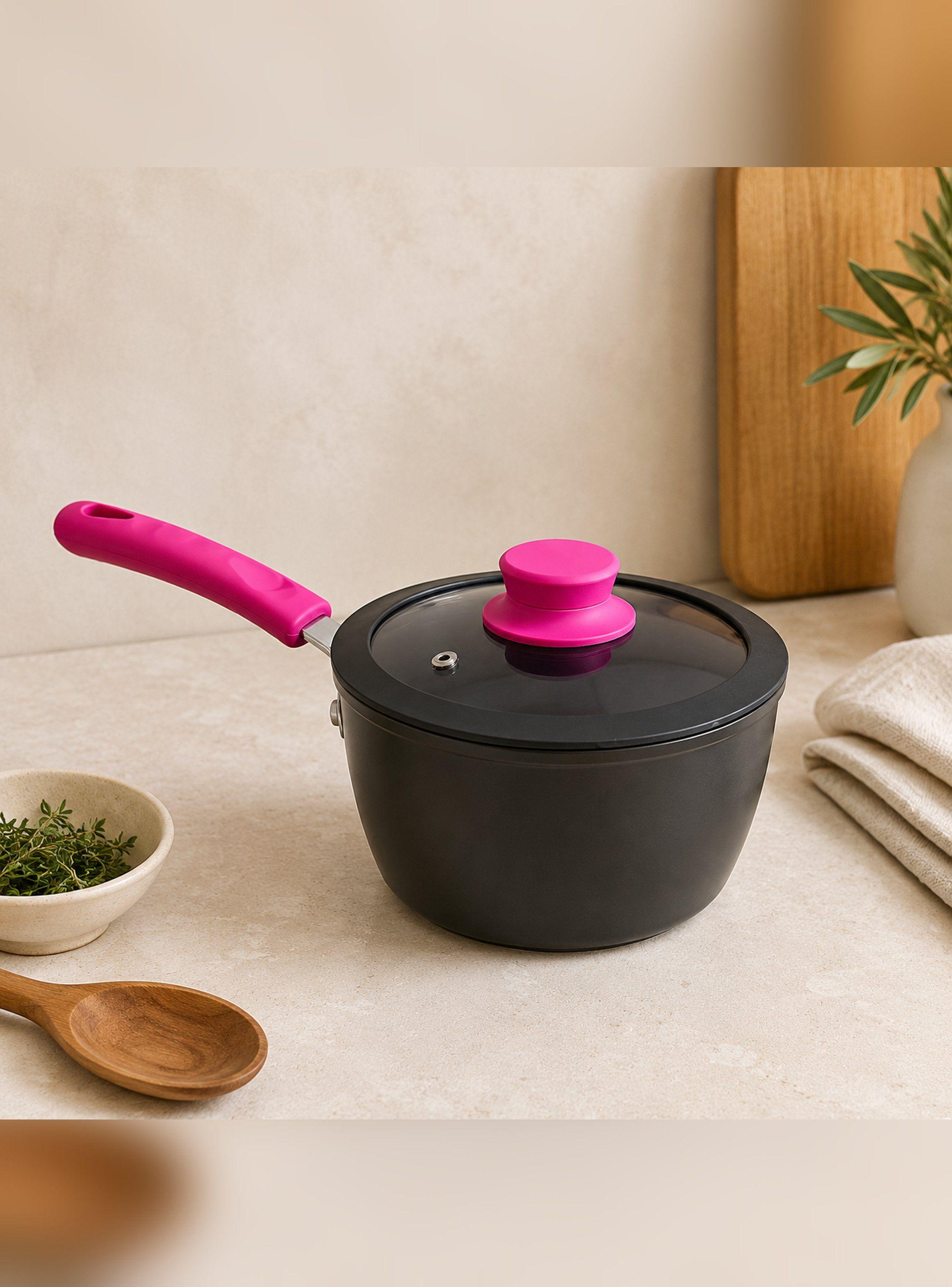 Batería Antiadherente De Cocina 7 Piezas Línea Cherry Vitta-6
