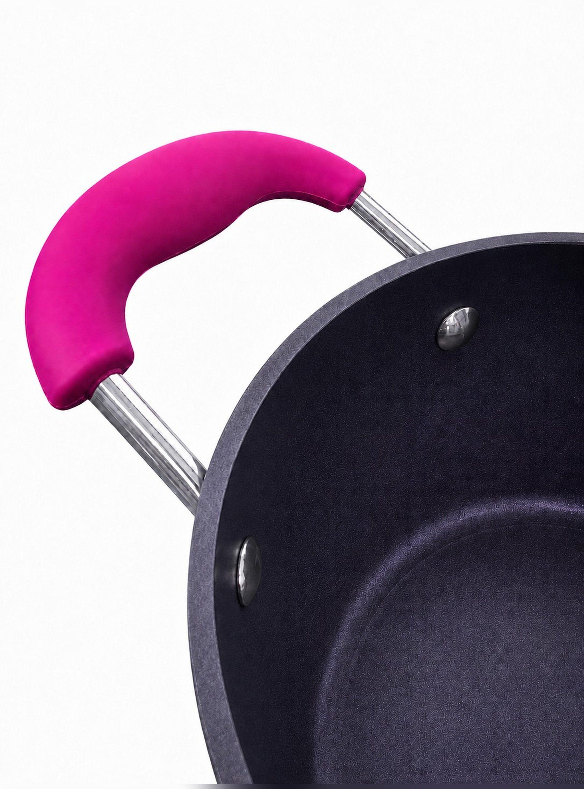 Batería Antiadherente De Cocina 7 Piezas Línea Cherry Vitta-7