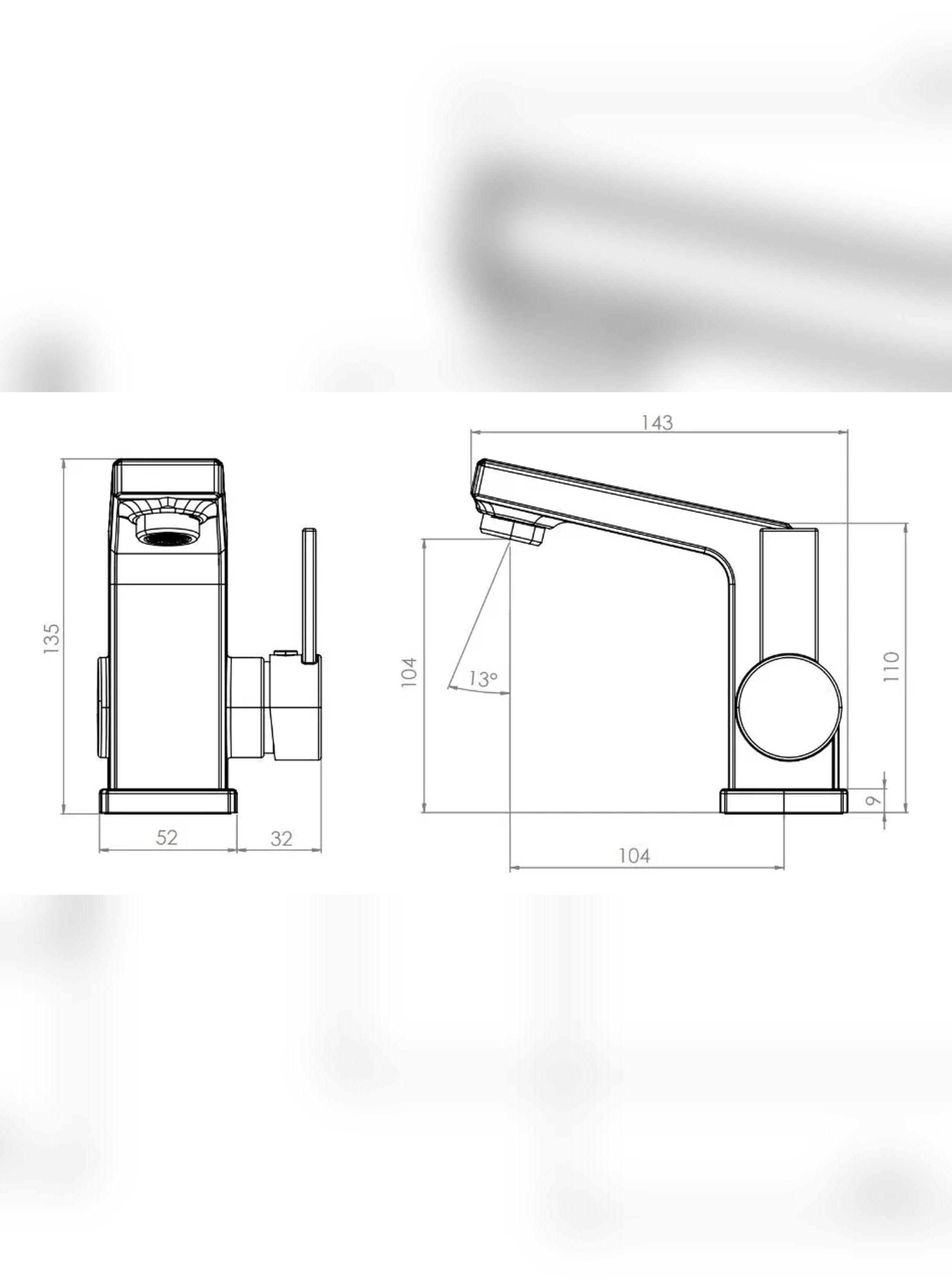 Monomando Llave Grifo Lavamanos Modelo Ridotti Marca Stretto-5