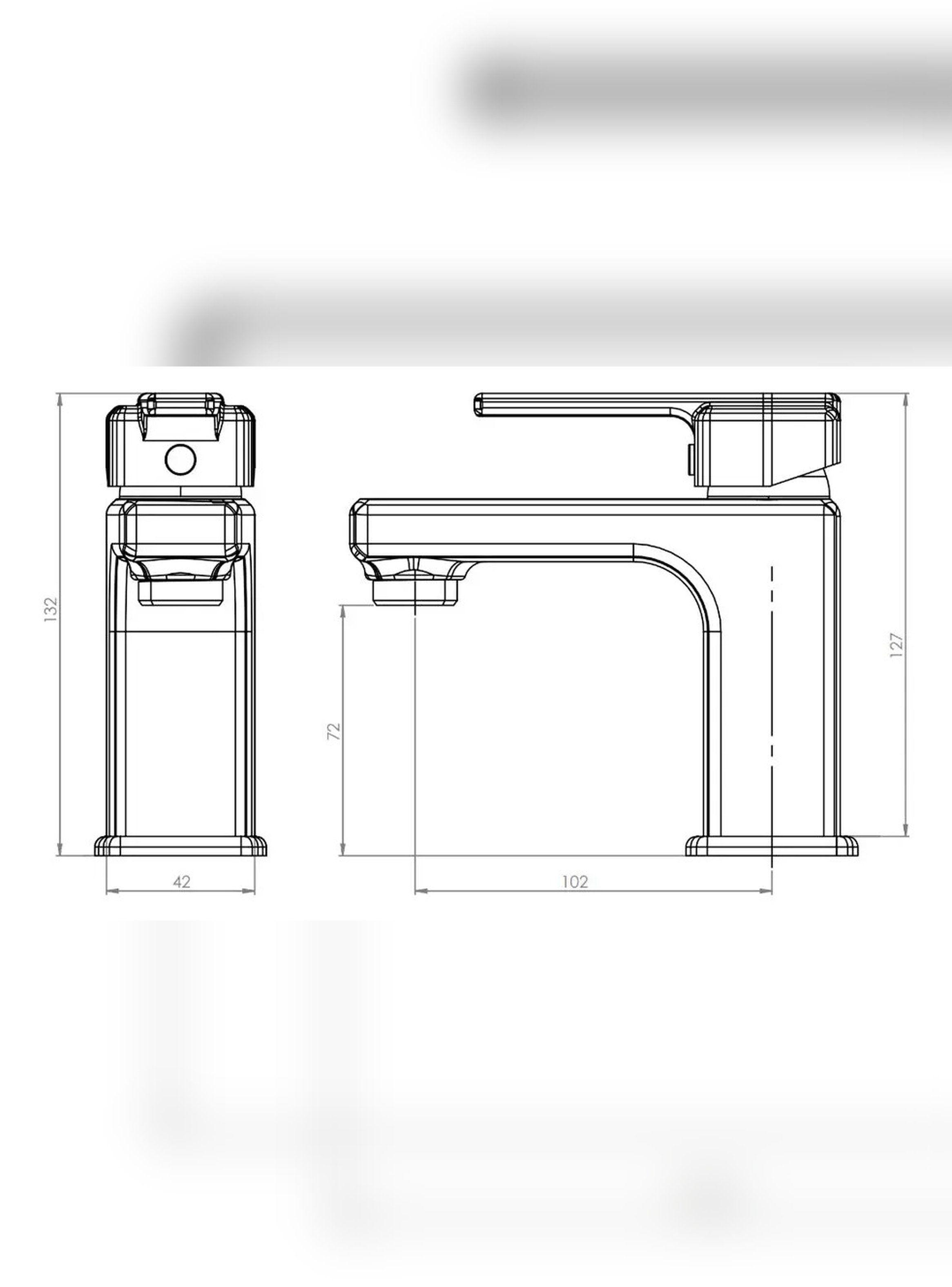 Monomando Llave Grifo Lavamanos Modelo Imperia Marca Stretto-3