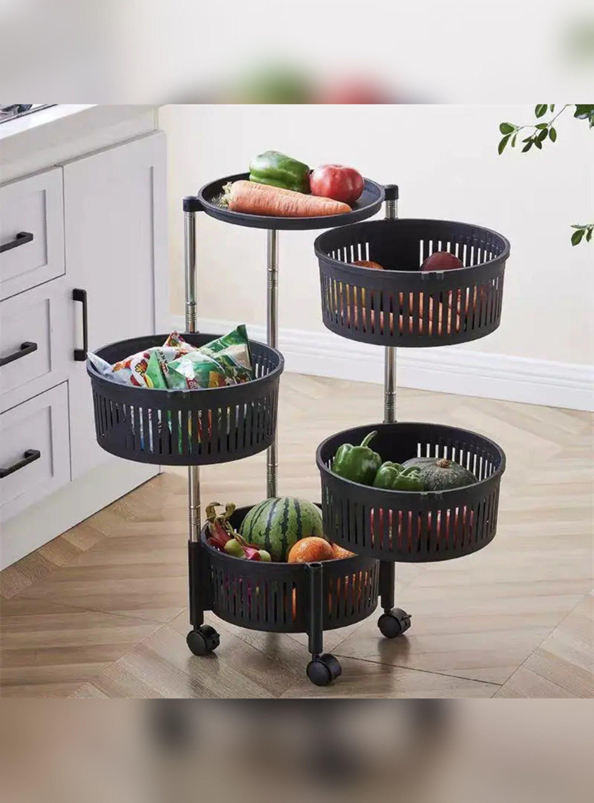 Carrito Organizador Multiuso Verdulero Frutero De 4 Niveles-2