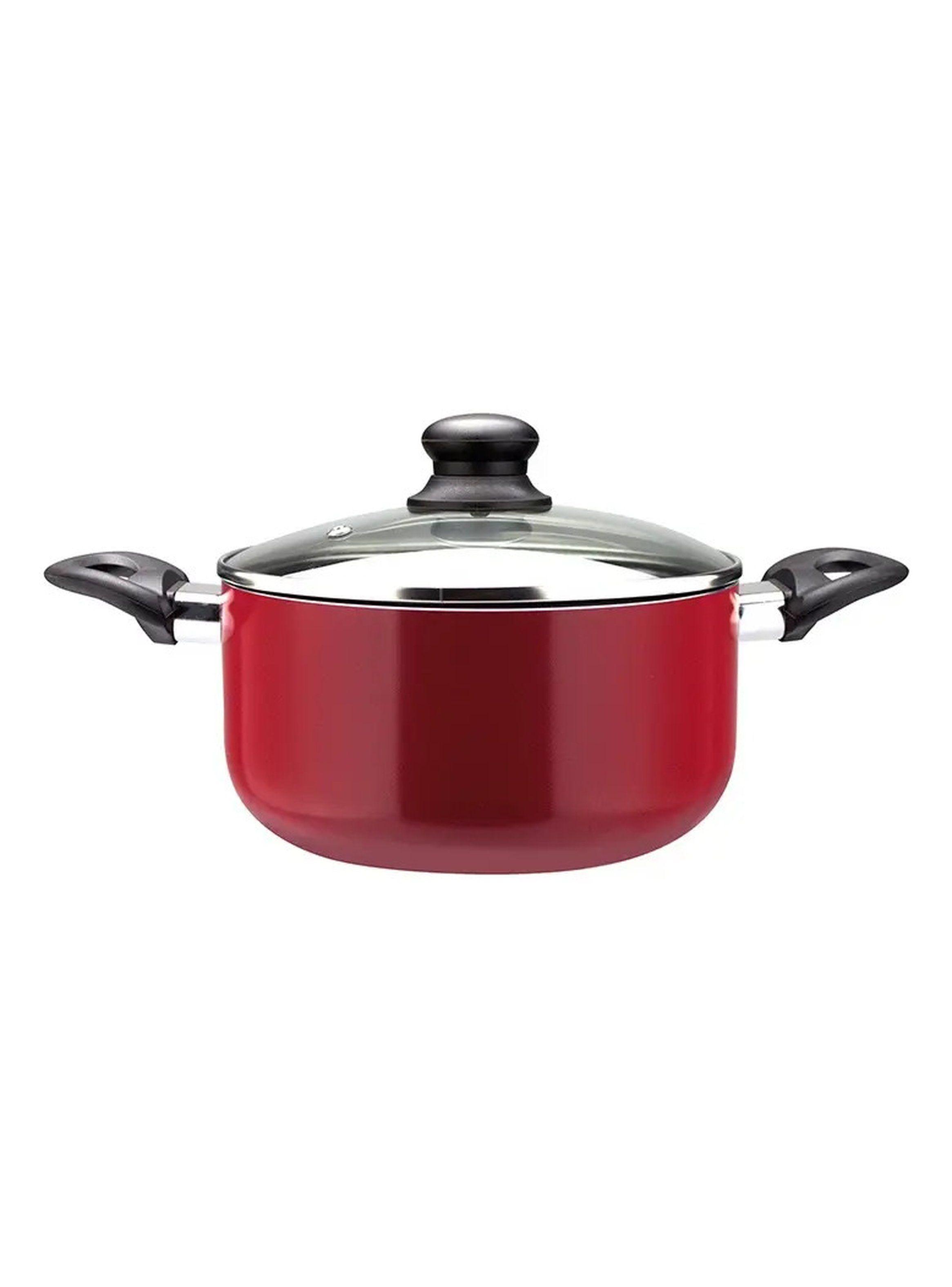 Batería de Cocina Slide Marmicoc 9 Piezas Rojo Antiadherente-1