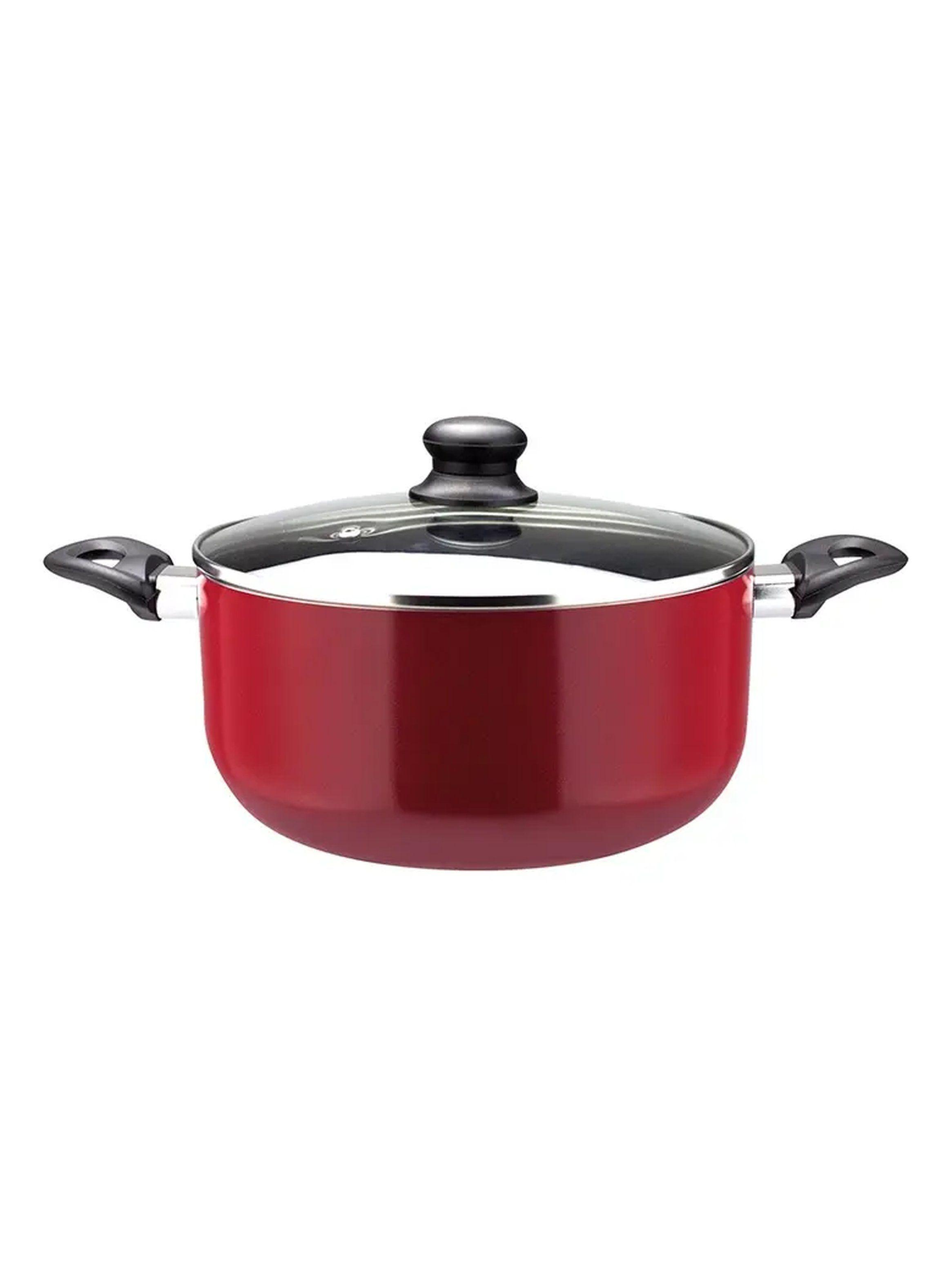 Batería de Cocina Slide Marmicoc 9 Piezas Rojo Antiadherente-4