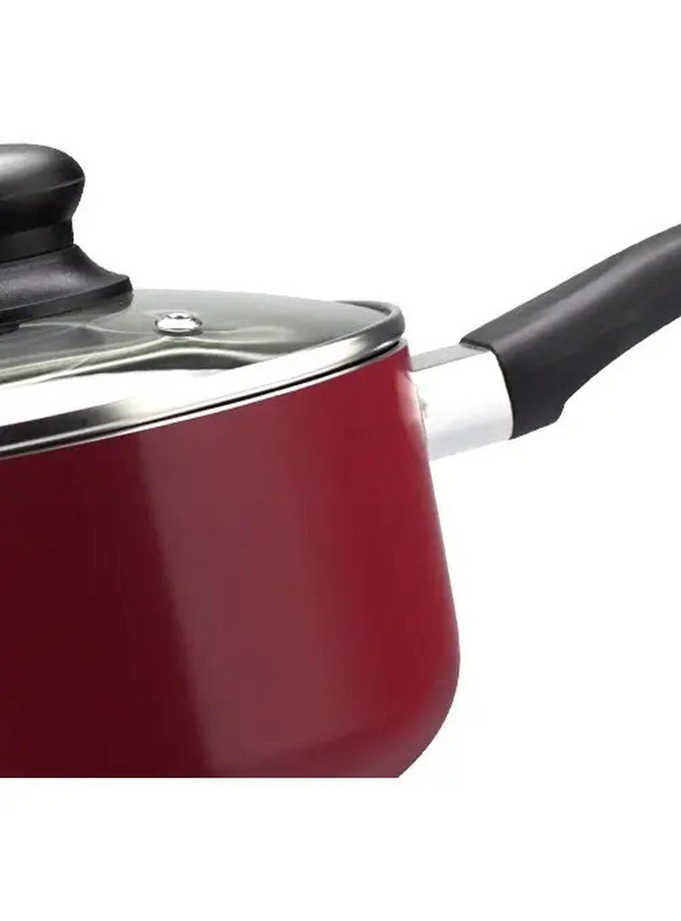 Batería de Cocina Slide Marmicoc 9 Piezas Rojo Antiadherente-7
