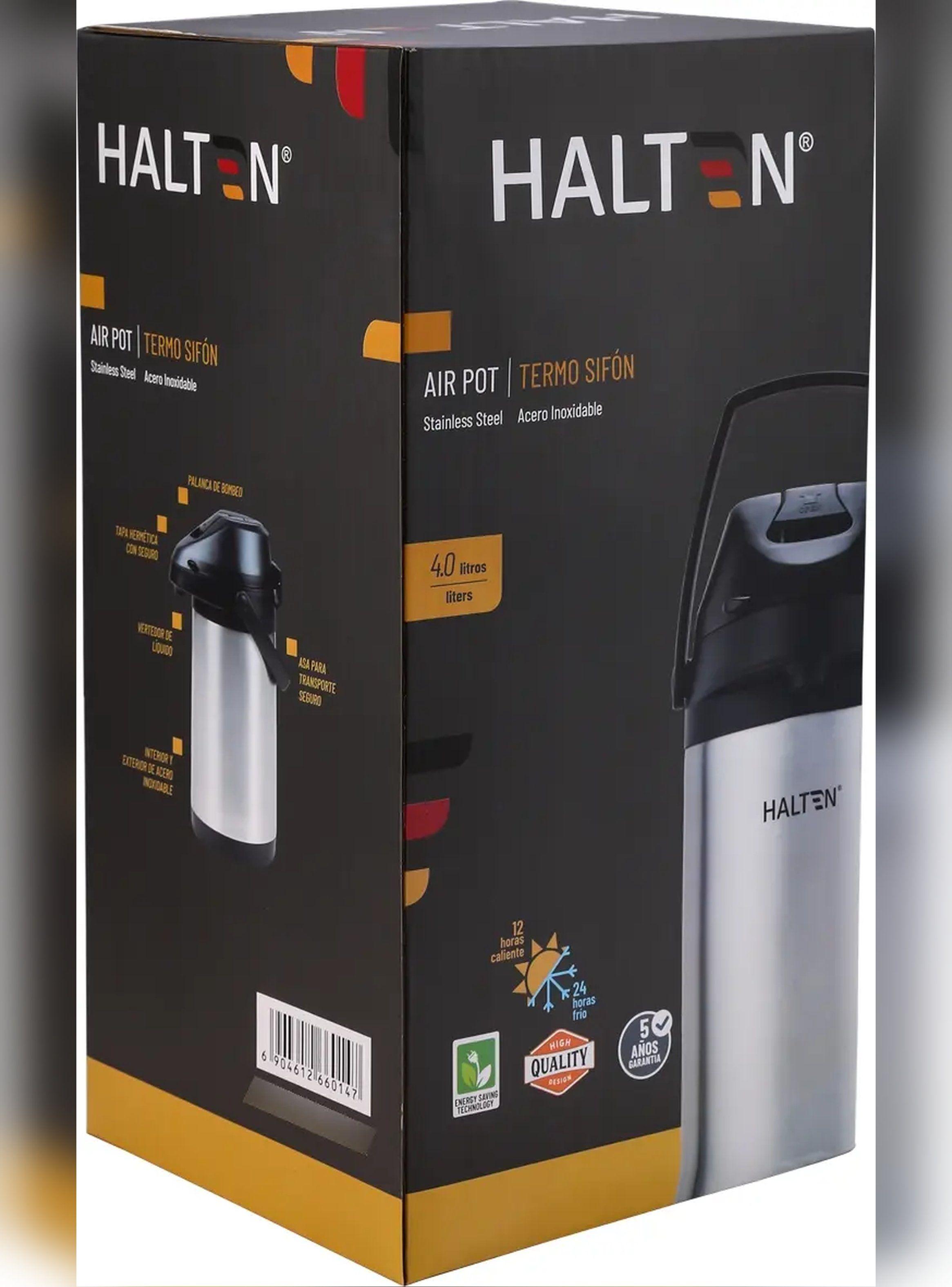 Termo One Touch Halten Sifon 4 4L Acero Inoxidable-8