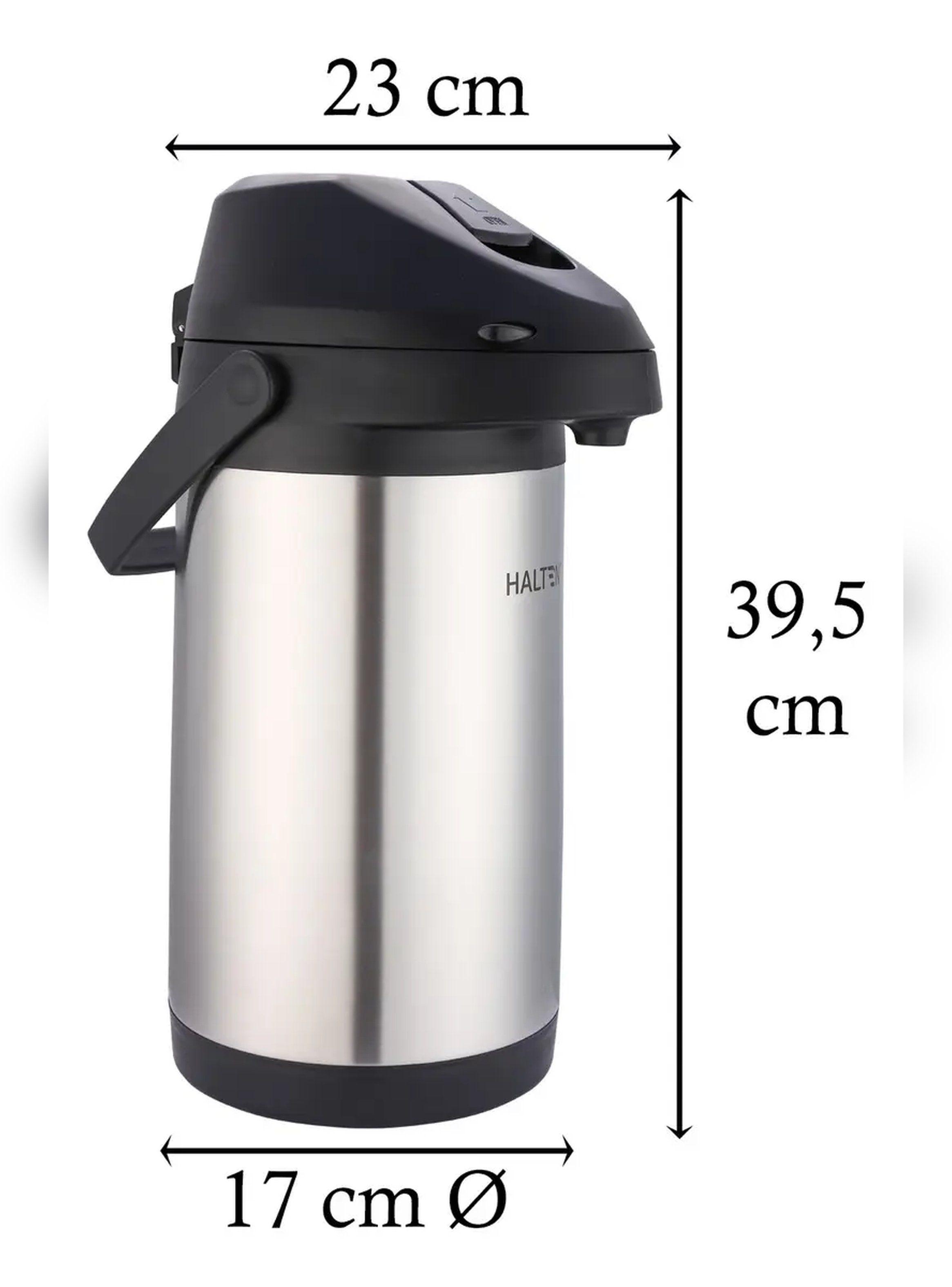 Termo One Touch Halten Sifon 4 4L Acero Inoxidable-9