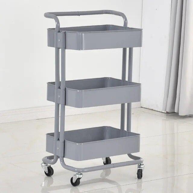Carrito  Estante Organizador Multiuso Con 3 Niveles Con Ruedas-2