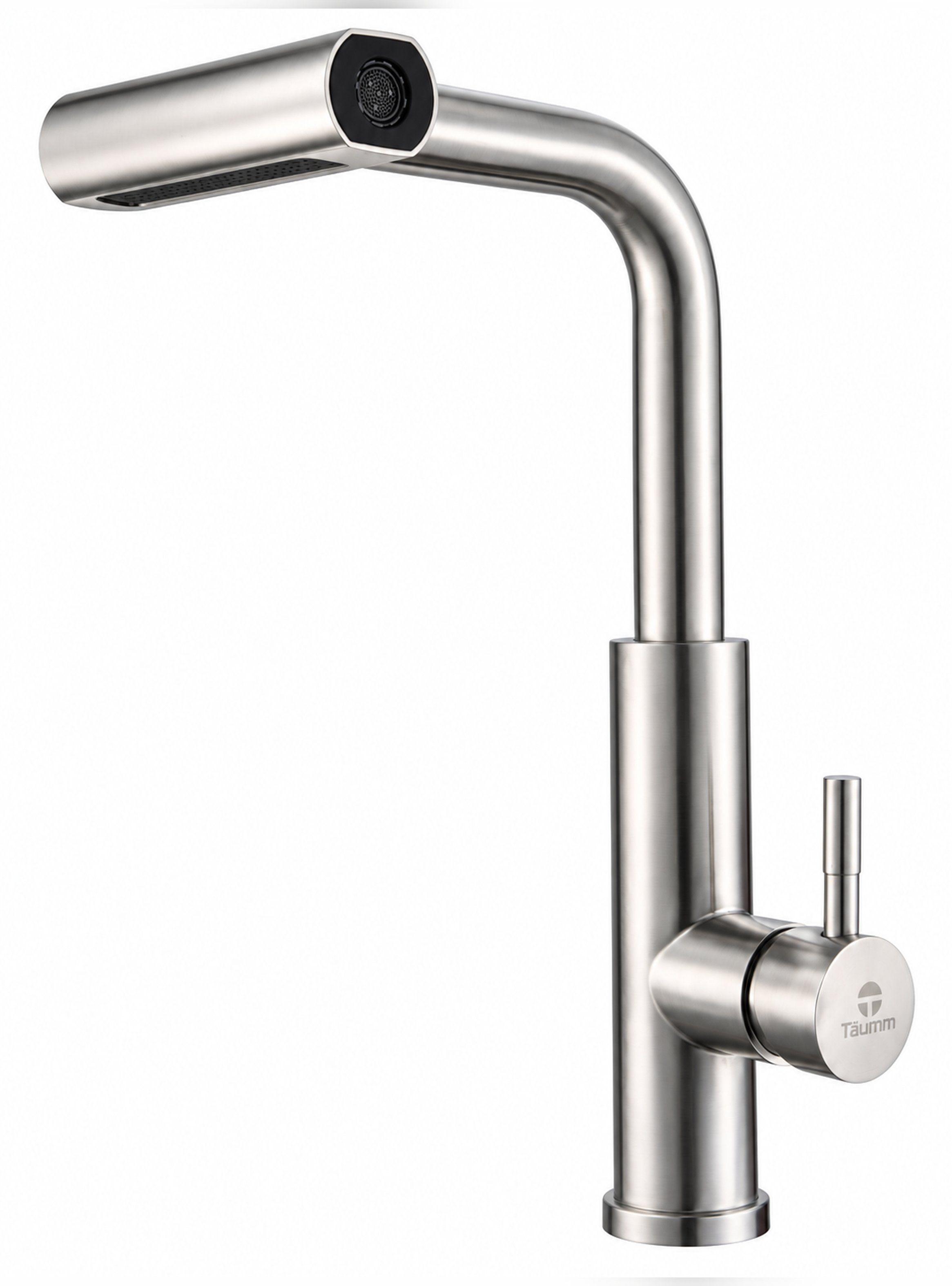 Monomando Llave Grifo Lavaplatos Extraíble 4 Chorros Täumm-1
