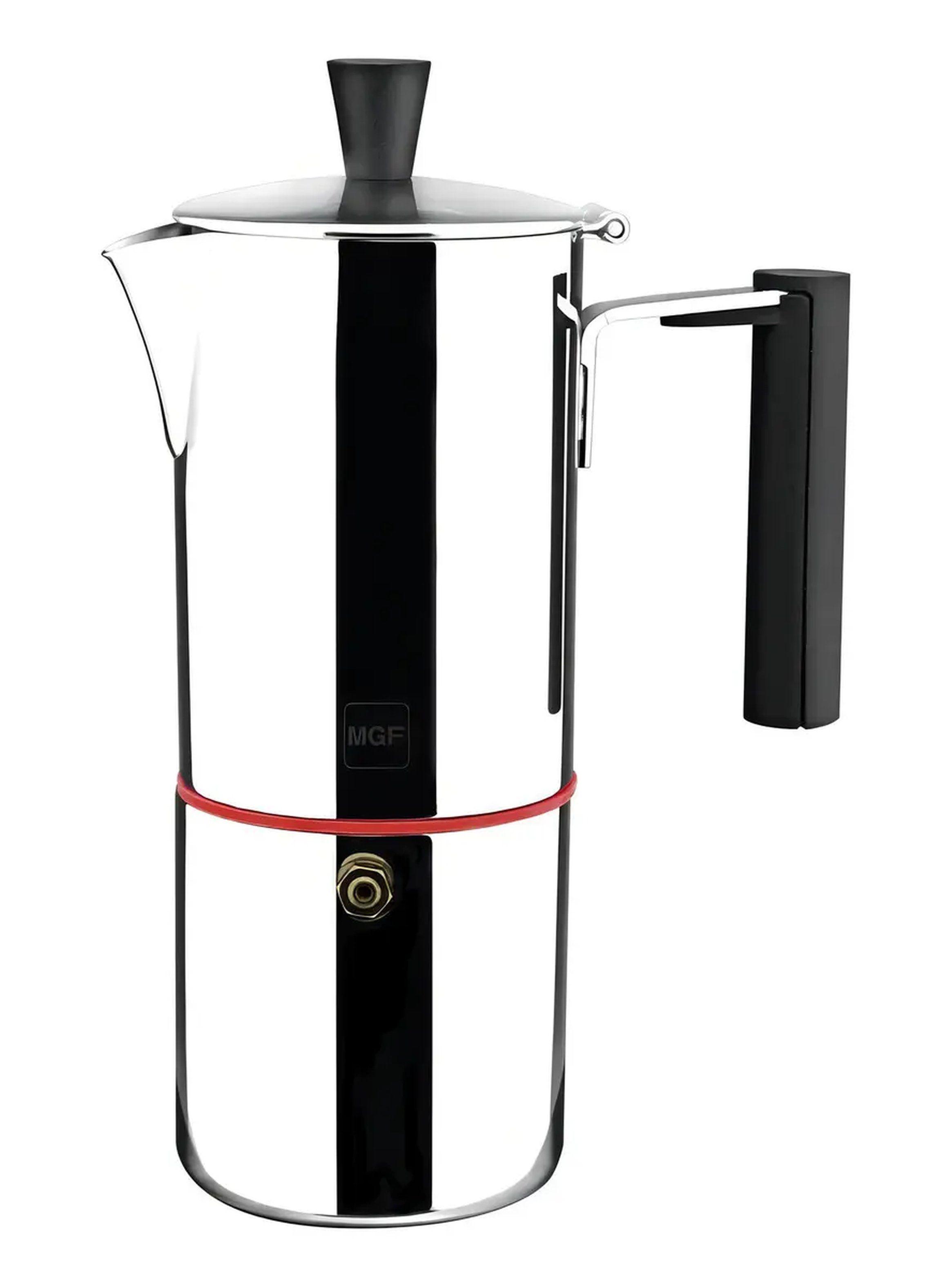 Cafetera Italiana Inoxidable Magefesa Nova Capri 6 Tazas-0