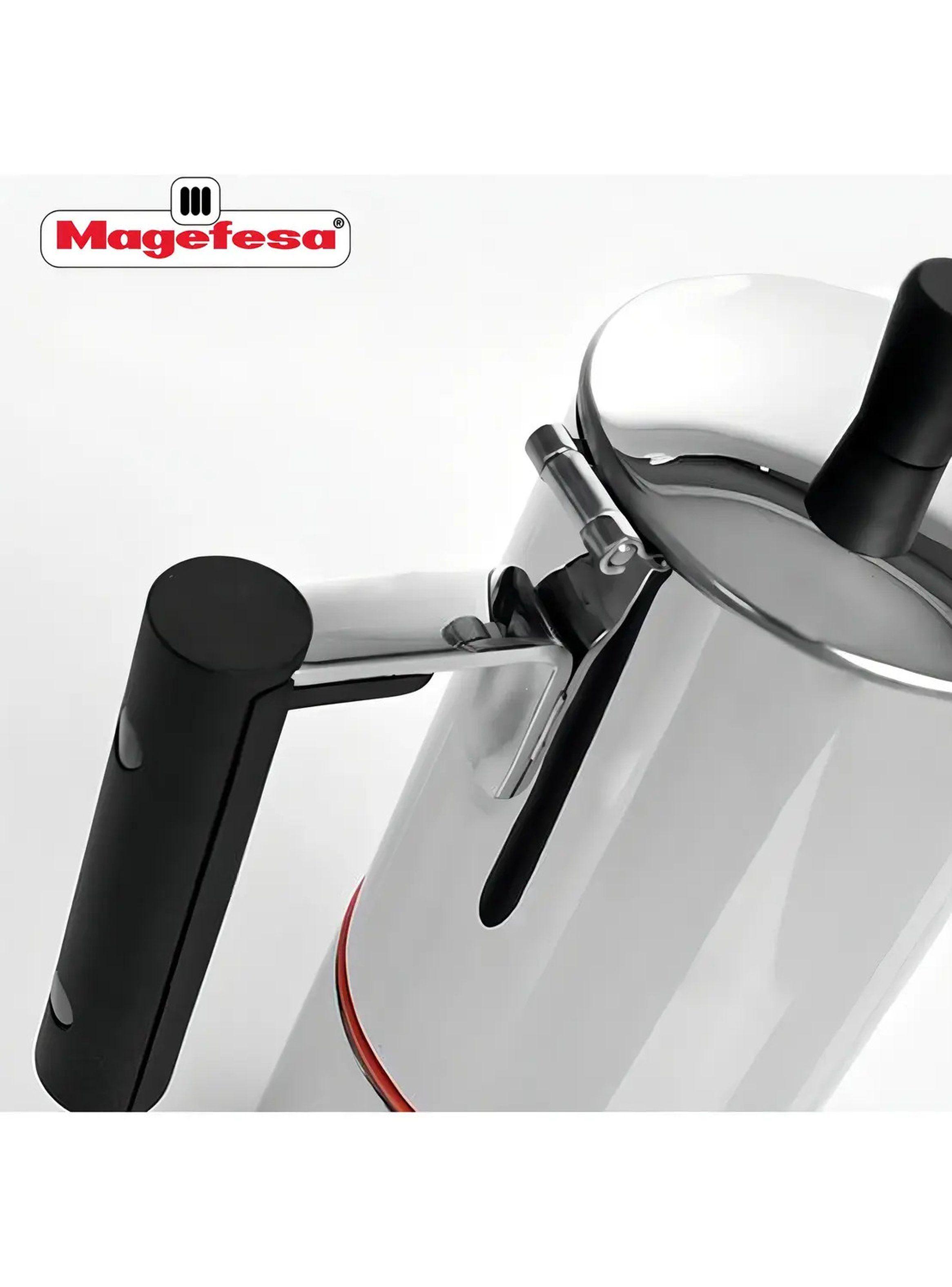 Cafetera Italiana Inoxidable Magefesa Nova Capri 6 Tazas-4