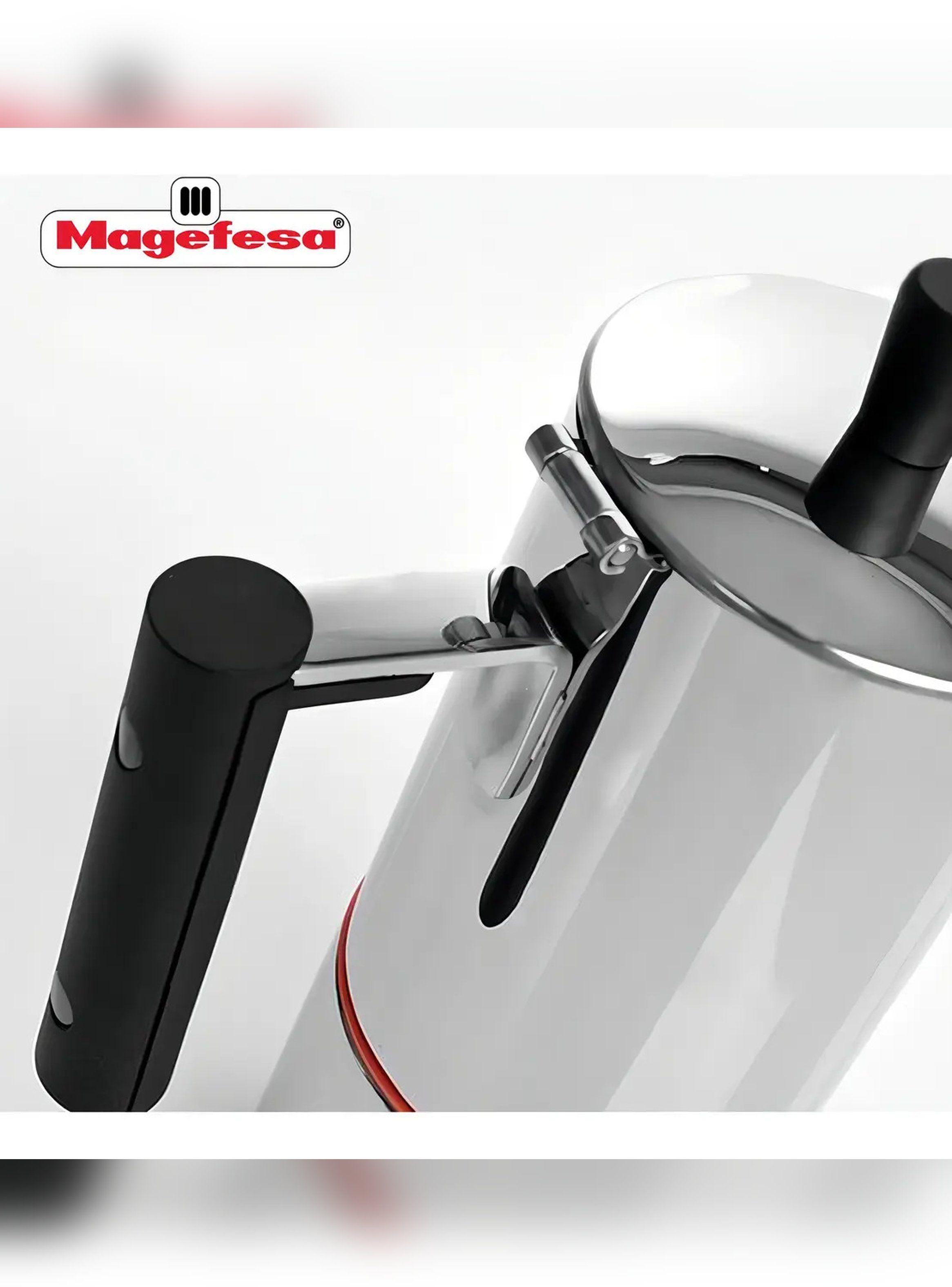 Cafetera Italiana Inoxidable Magefesa Nova Capri 6 Tazas-4