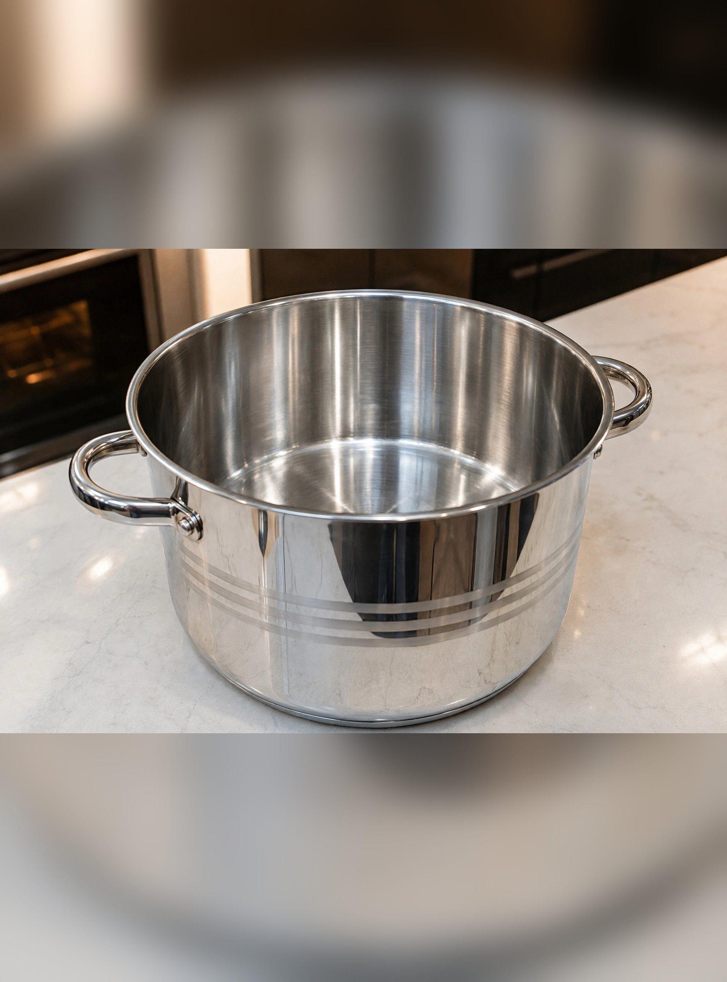 Cacerola Acero Inox 28 Cm 10 Litros 0.6 MM Oslo Marca Vitta-9