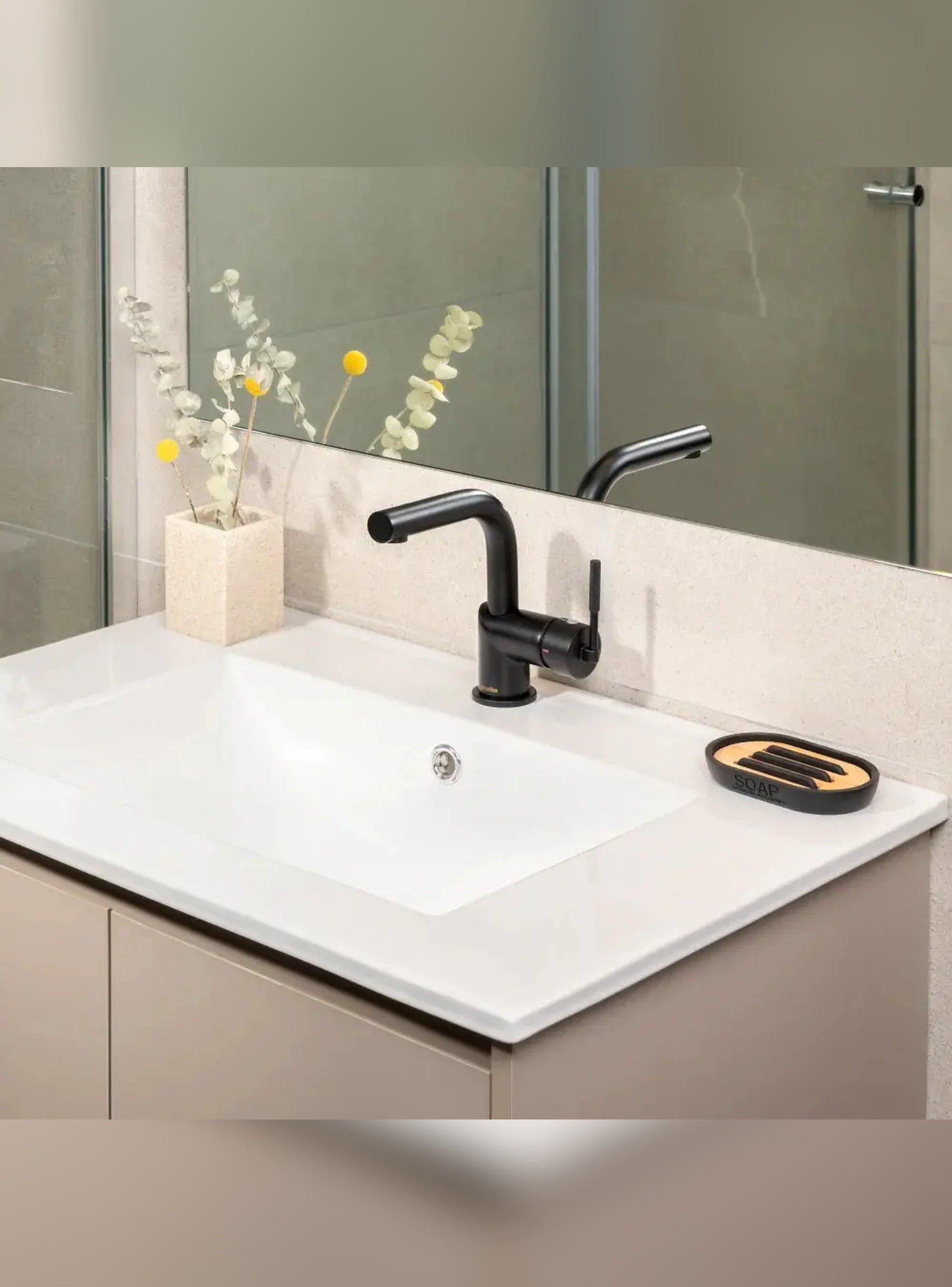 Monomando Llave Grifo Lavamanos Modelo Amalfi Marca Stretto-2