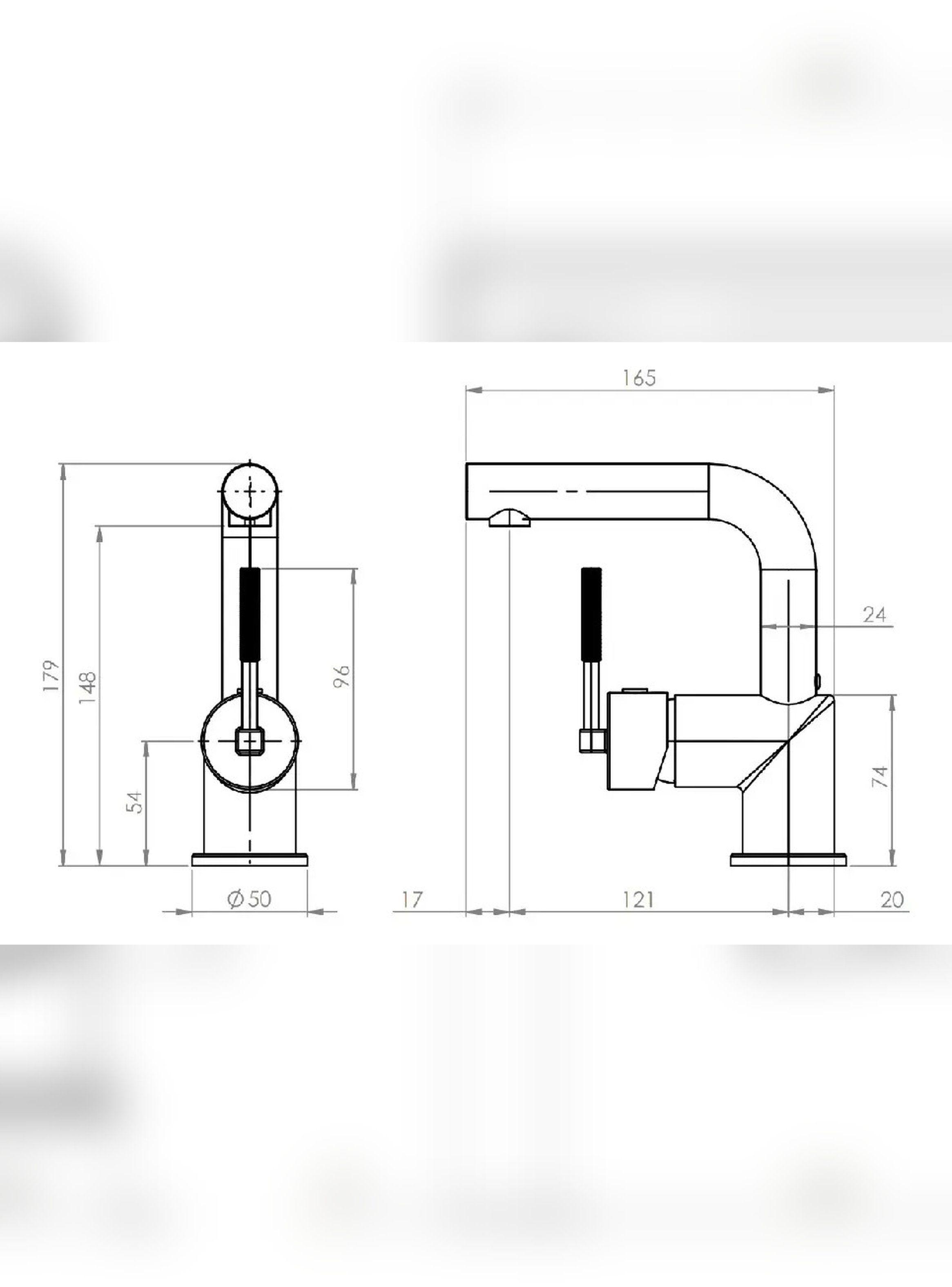Monomando Llave Grifo Lavamanos Modelo Amalfi Marca Stretto-3