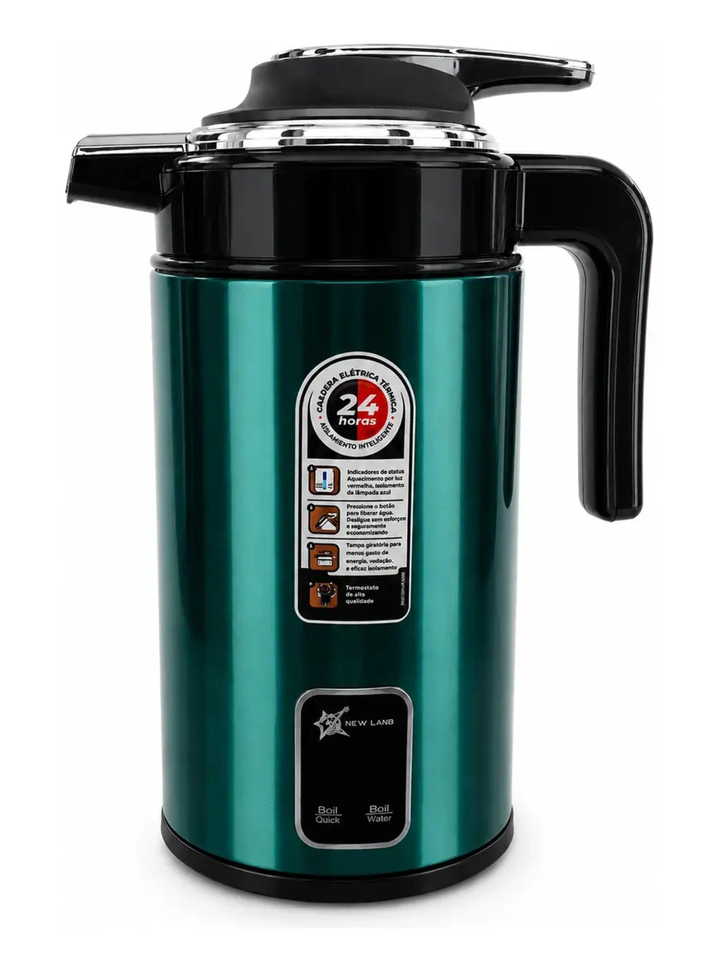 Termo Hervidor Electrico 3 Litros 2200W Color Verde-4