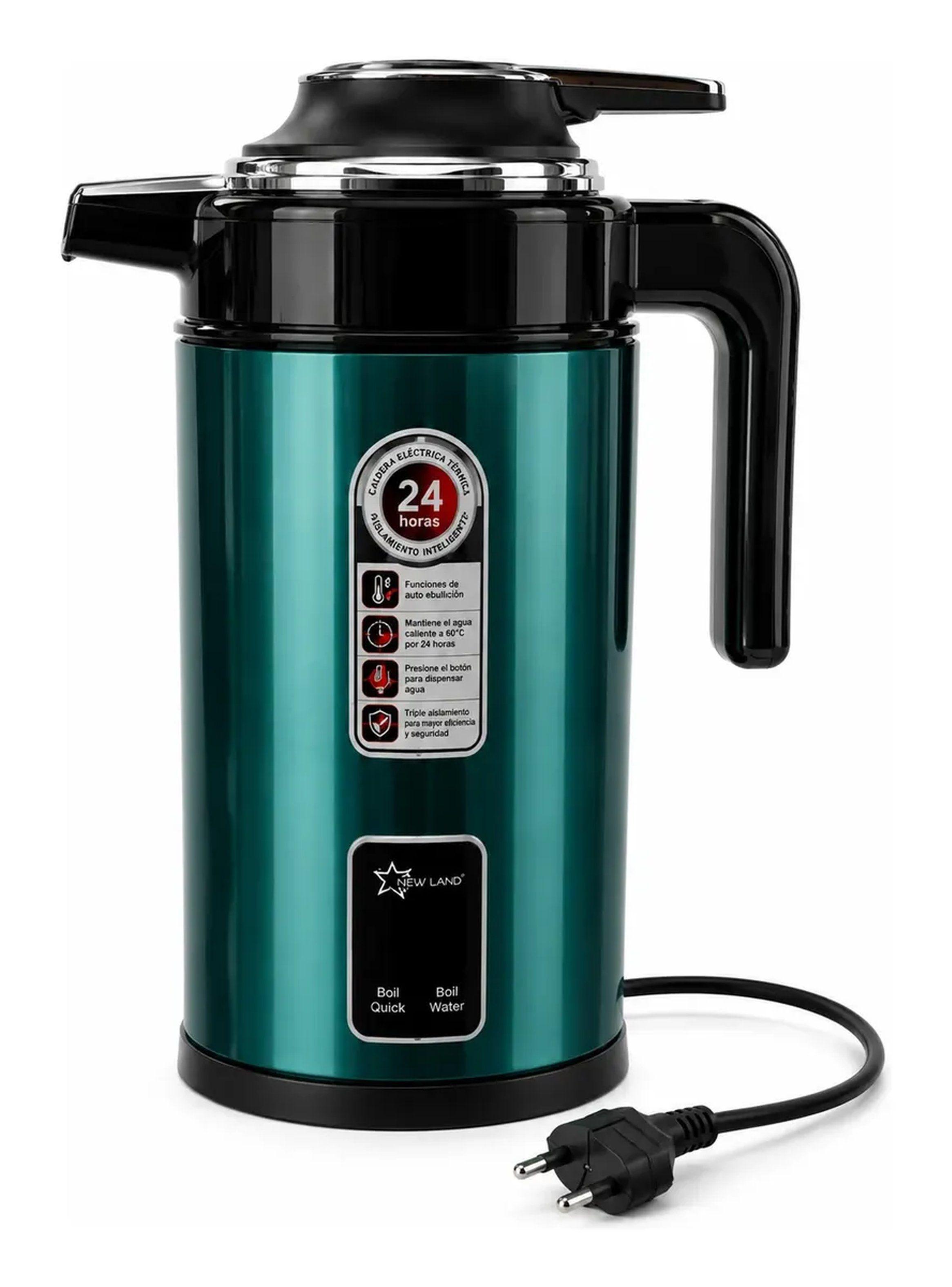 Termo Hervidor Electrico 3 Litros 2200W Color Verde-6