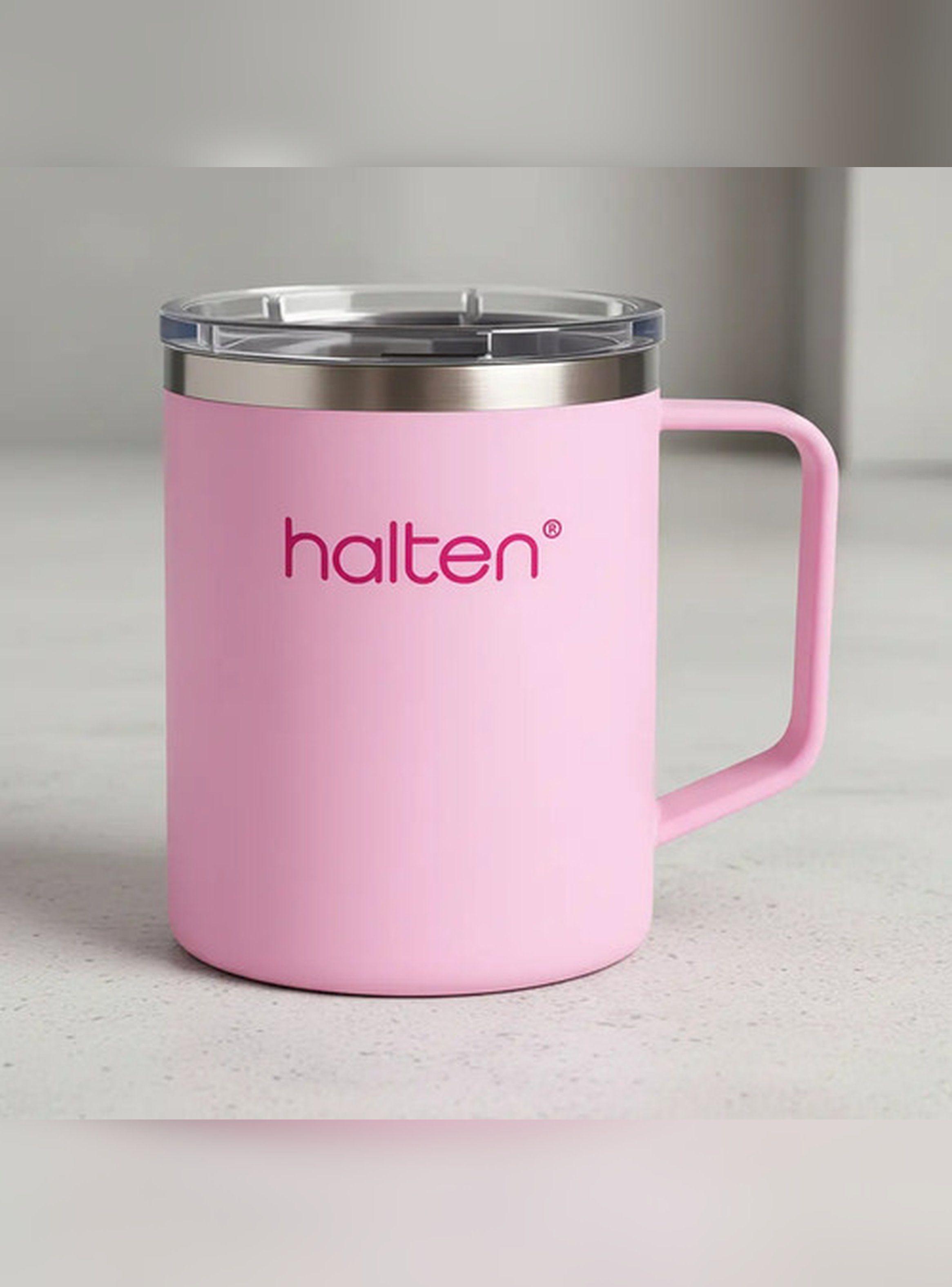 Termo Mug 450 Ml Acero Inoxidable Halten Funny Rosa-2