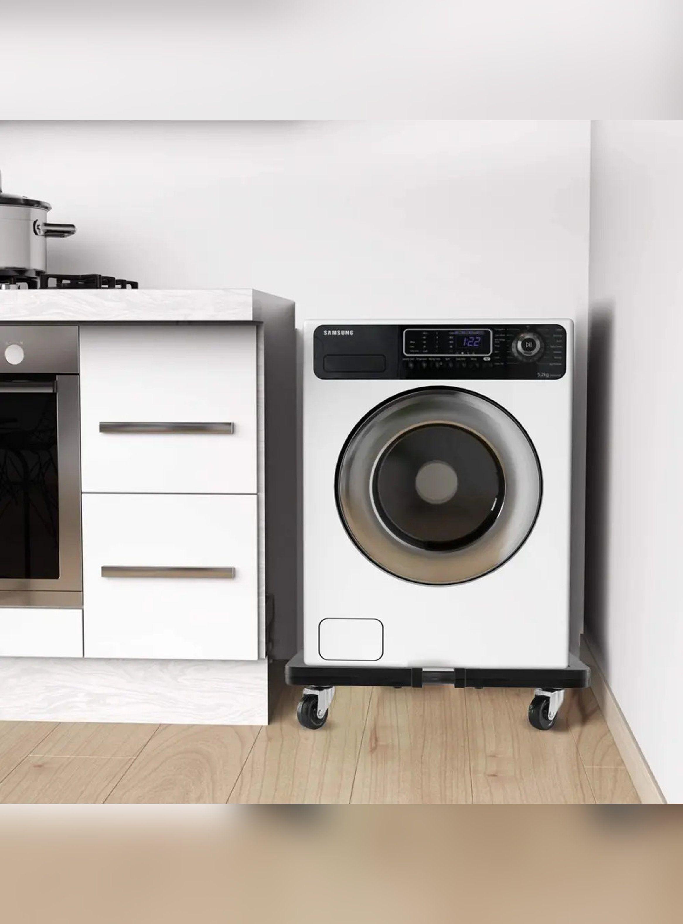 Base Ajustable Multiusos Cocina Lavadora Refrigerador Negro-5